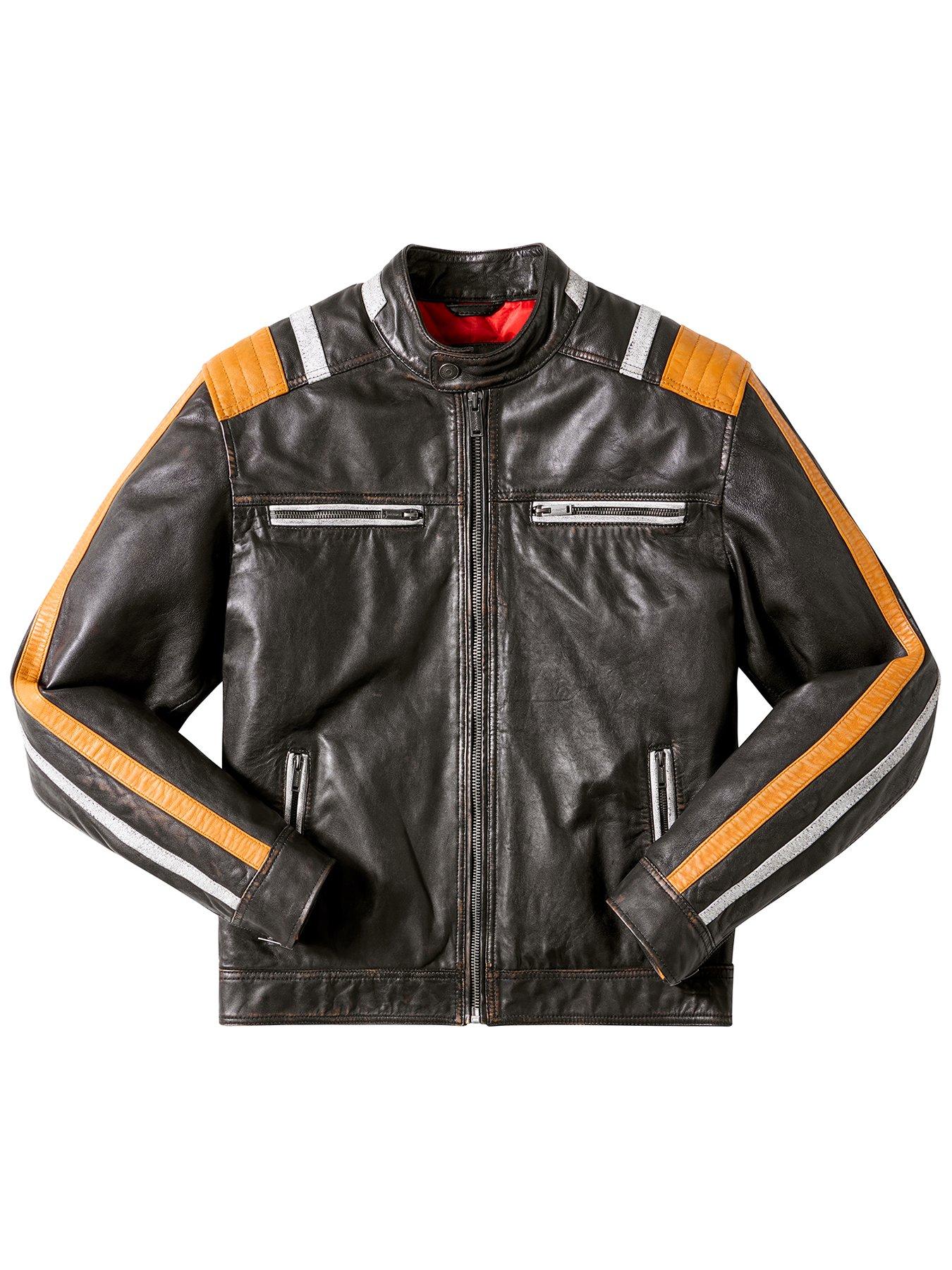 Joe Browns Black Leather Biker Jacket | Very