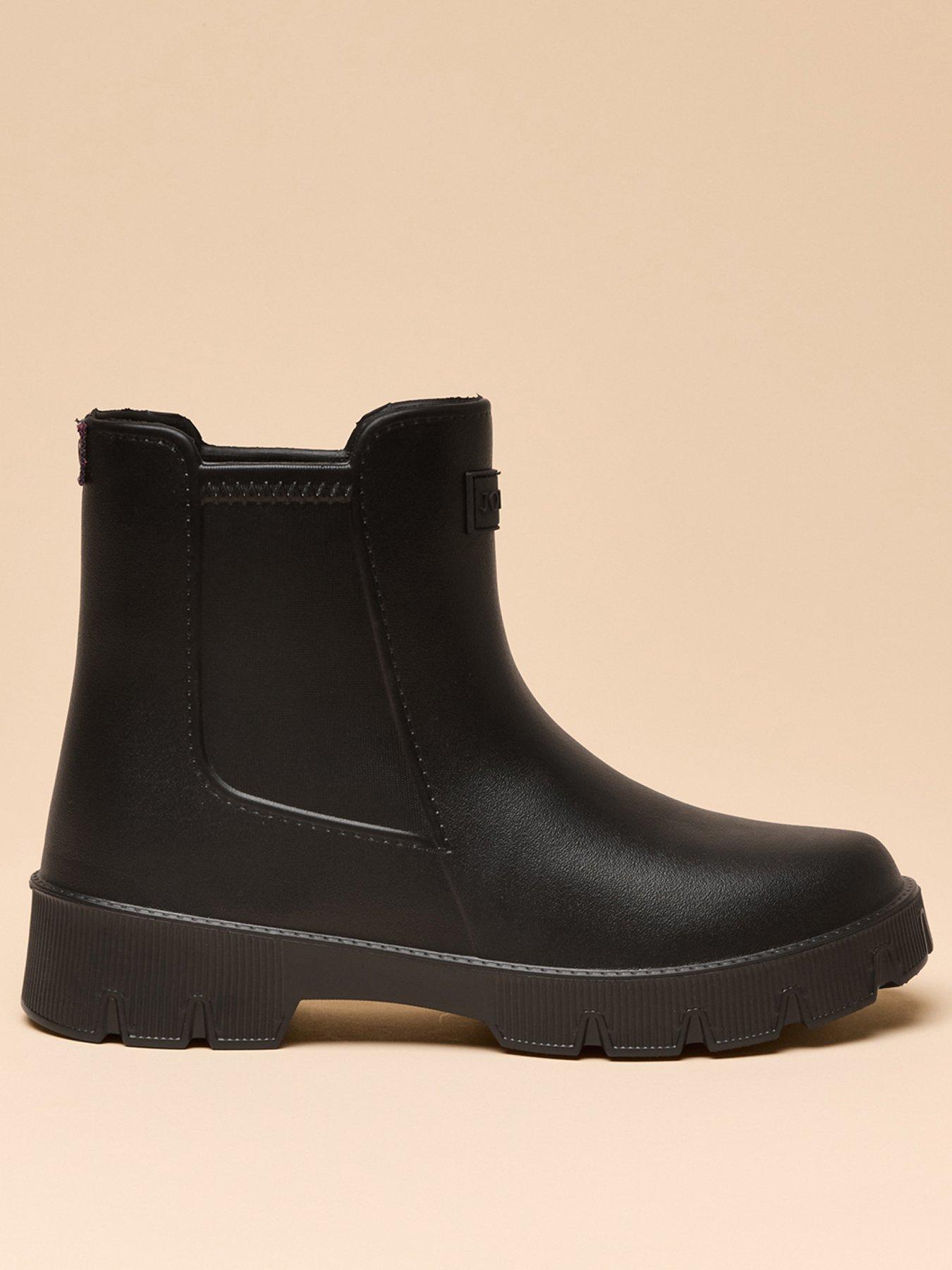 Joules Lightweight Ankle Wellies - Black