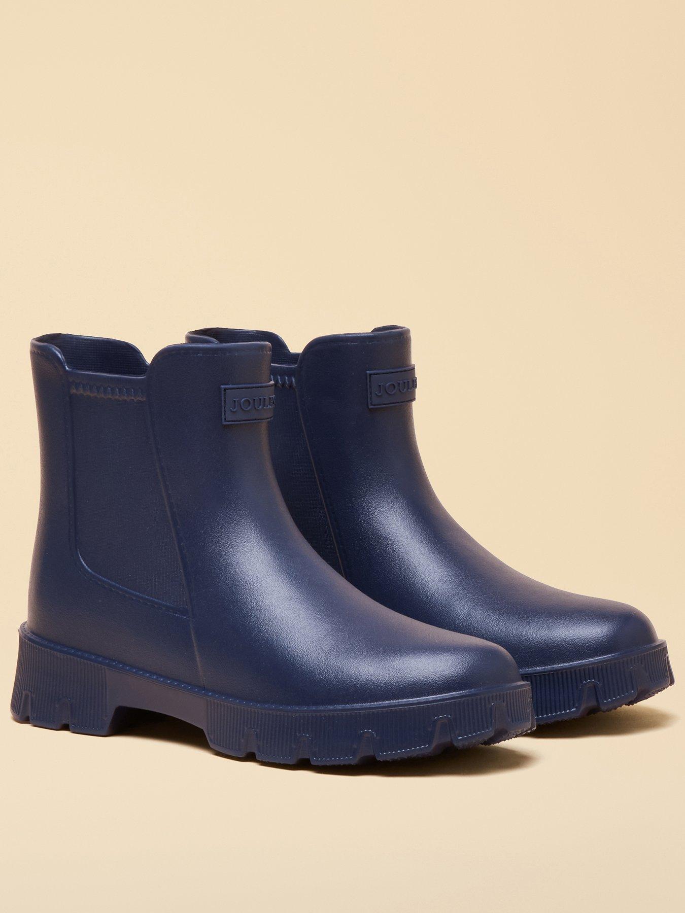 Joules Lightweight Ankle Wellies Navy Very