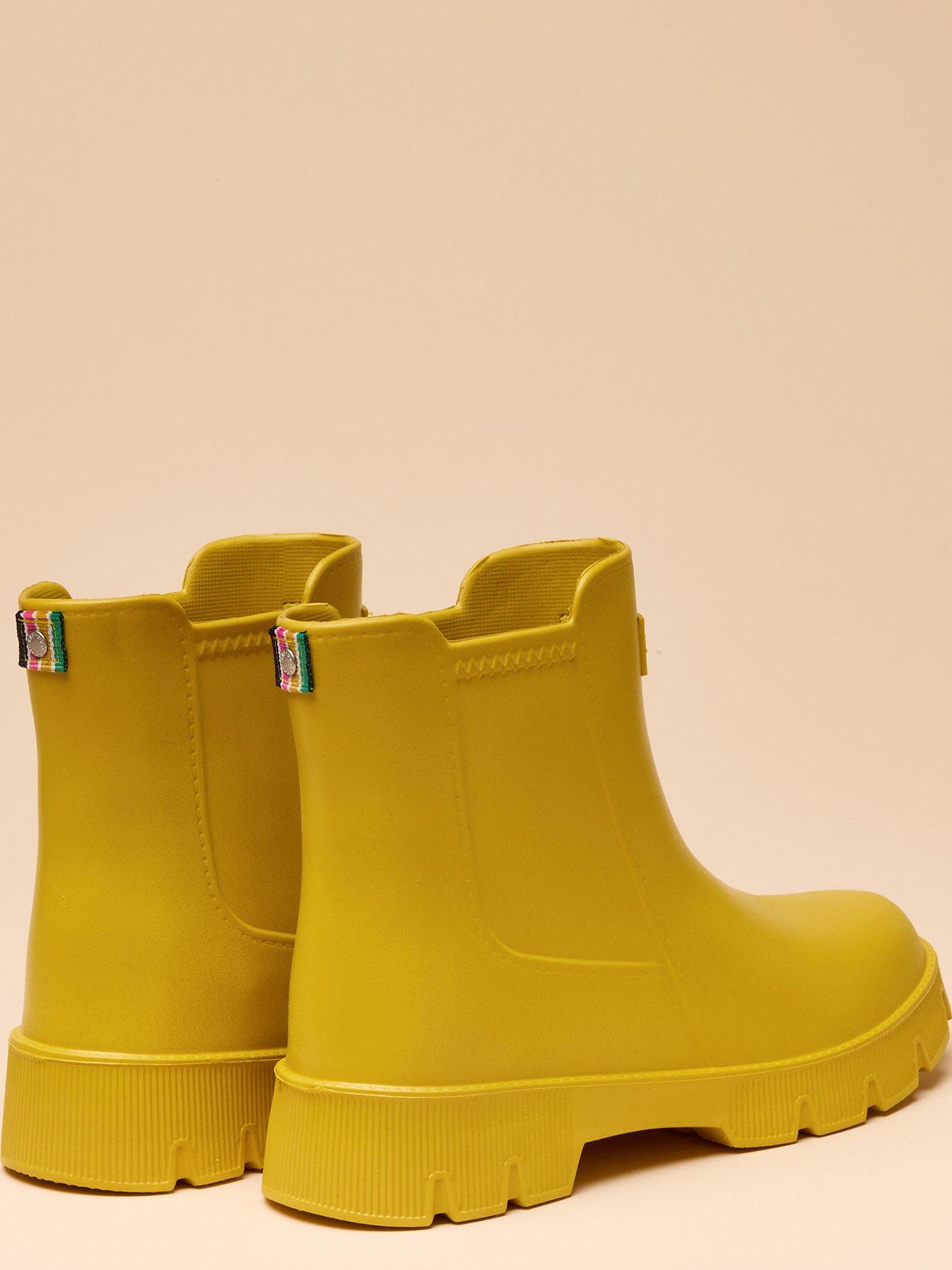 Joules Lightweight Ankle Wellies - Yellow | Very
