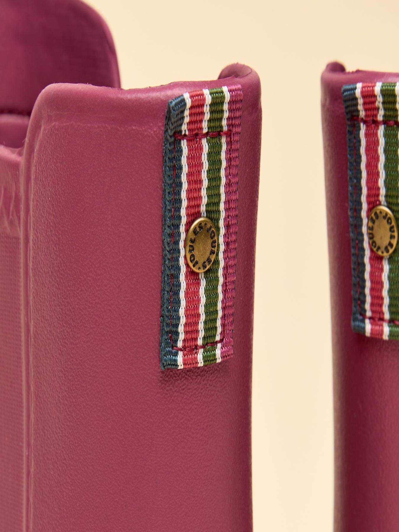 Image 5 of 6 of Joules Lightweight Ankle Wellies - Berry Red