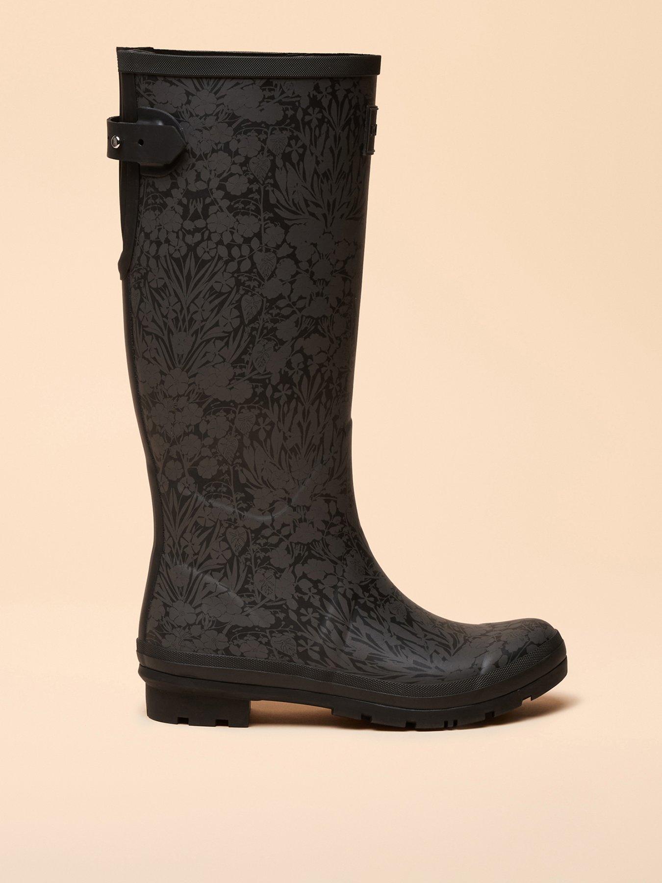Joules Adjustable Tall Wellies - Black