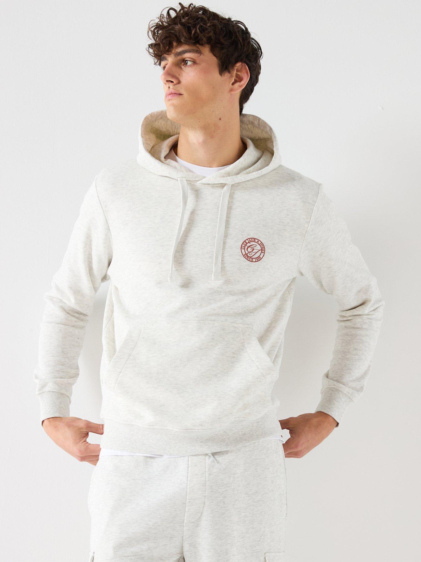Image 1 of 6 of Jack & Jones Alliance Hoodie - Light Grey