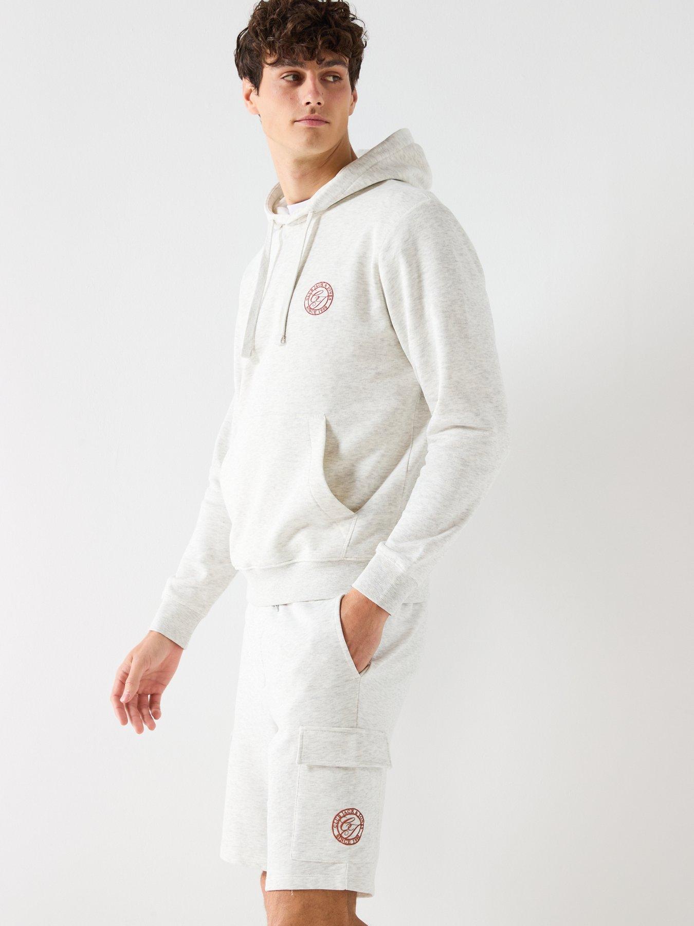 Image 4 of 6 of Jack & Jones Alliance Hoodie - Light Grey