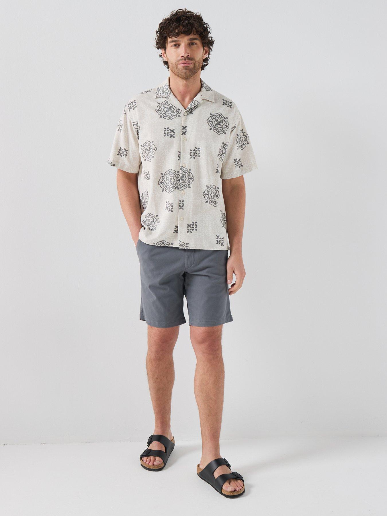 Image 3 of 6 of Jack & Jones Marco Dylan Chino Shorts - Grey