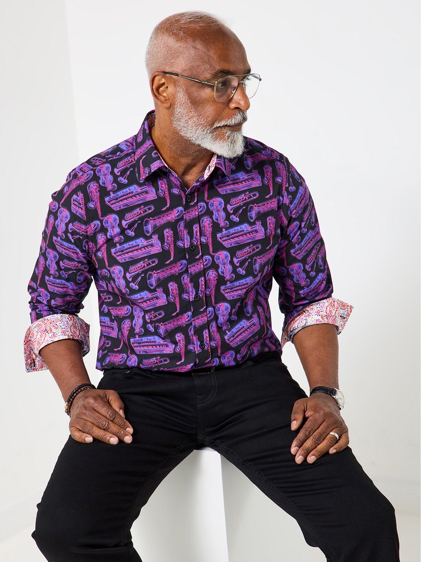 Joe Browns Saxophone Print Long Sleeve Shirt