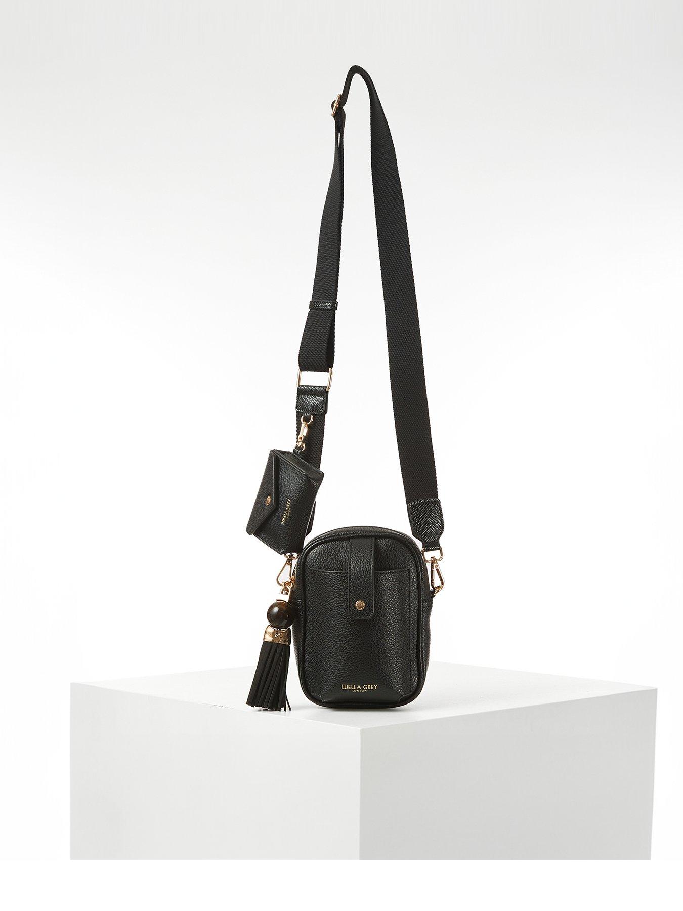 undefined Luella Grey Elise Black Portrait Crossbody