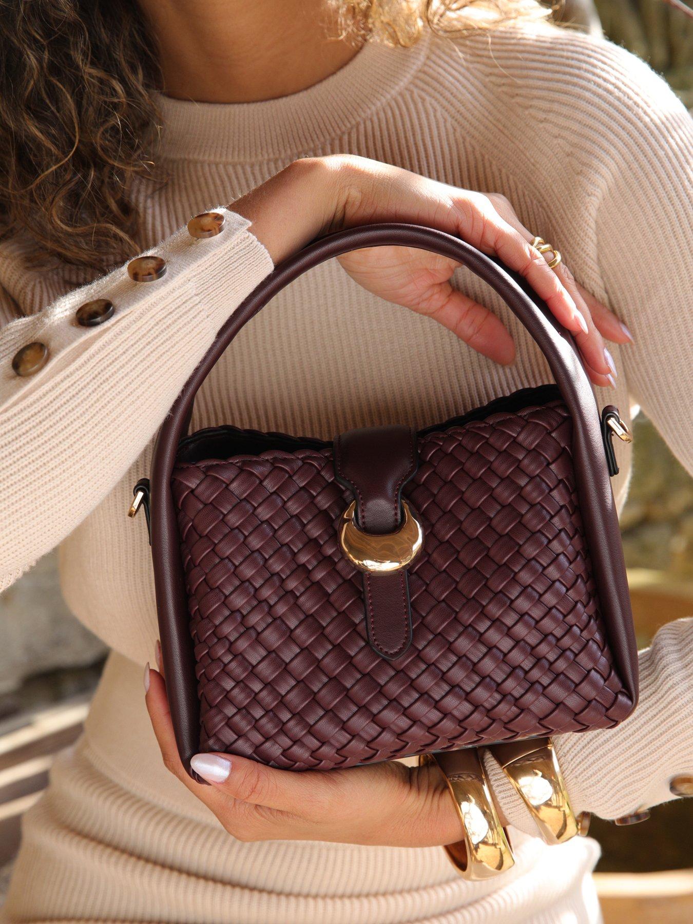 Luella Grey Maggie Cherry Weave Crossbody Bag - Red