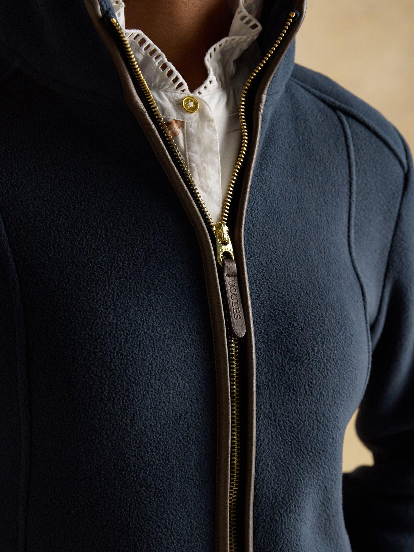 Image 6 of 6 of Joules Zip Through Fleece - Navy