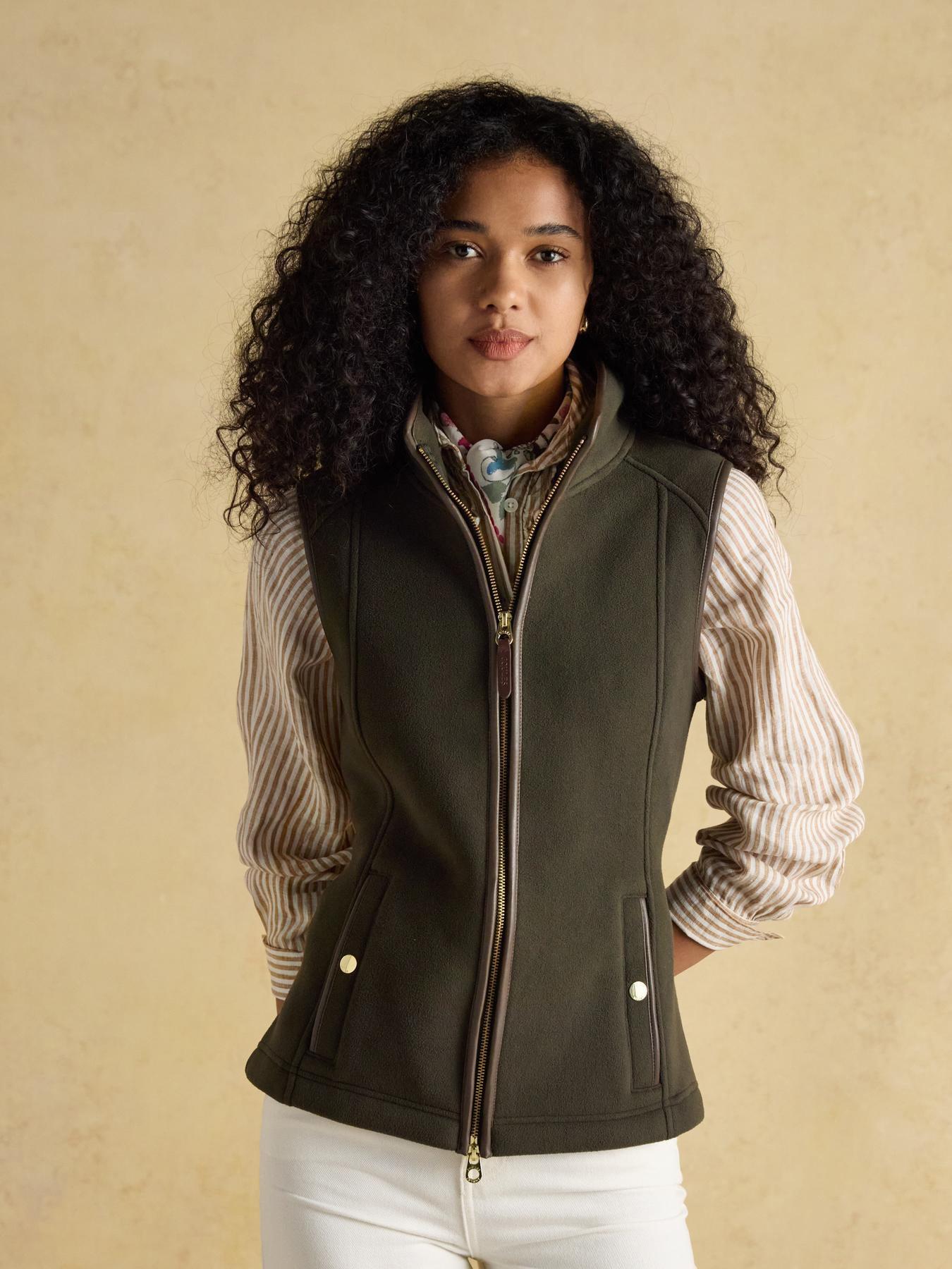 Joules Fleece Gilet - Green