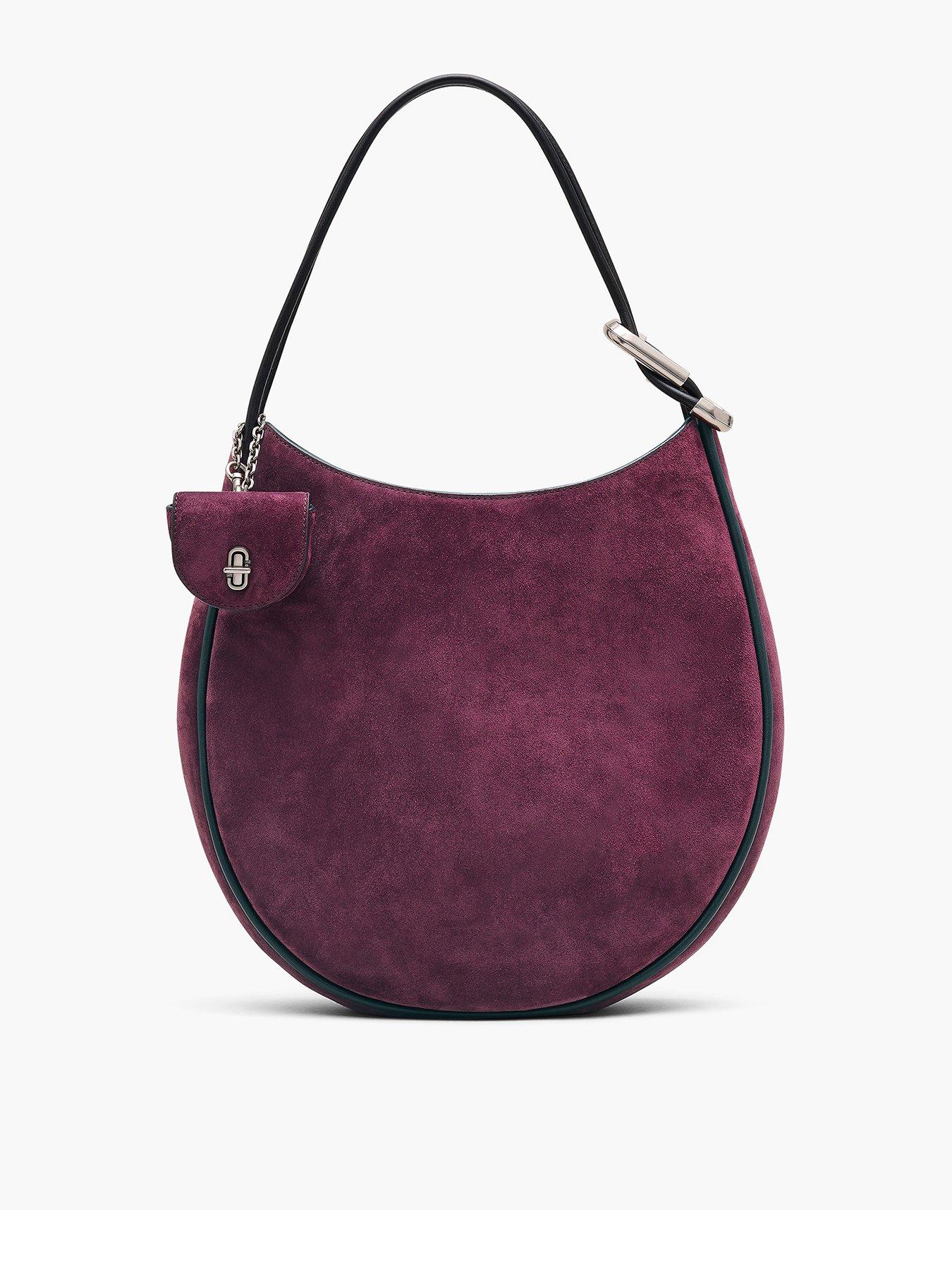 MARC JACOBS The Large Suede Hobo - Purple