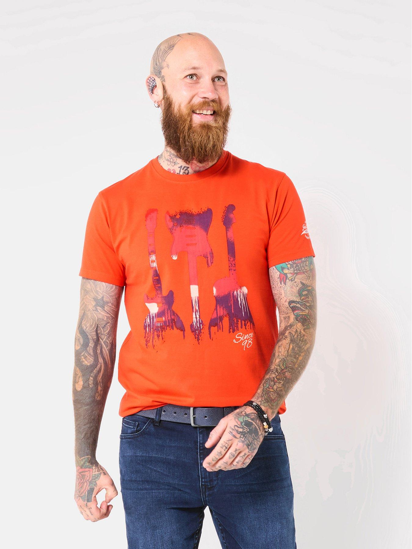 undefined Joe Browns Triple Guitar Graphic T-Shirt