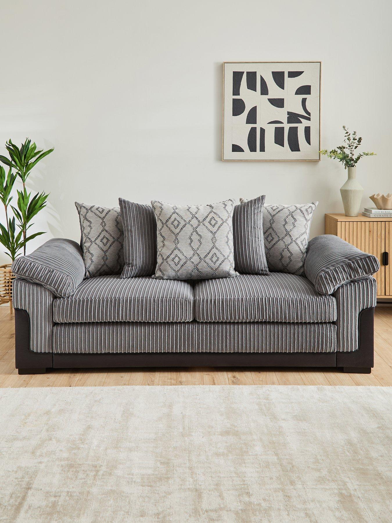 The Very Collection Marissa Jumbo Cord 3 Seater Sofa - FSC® Certified