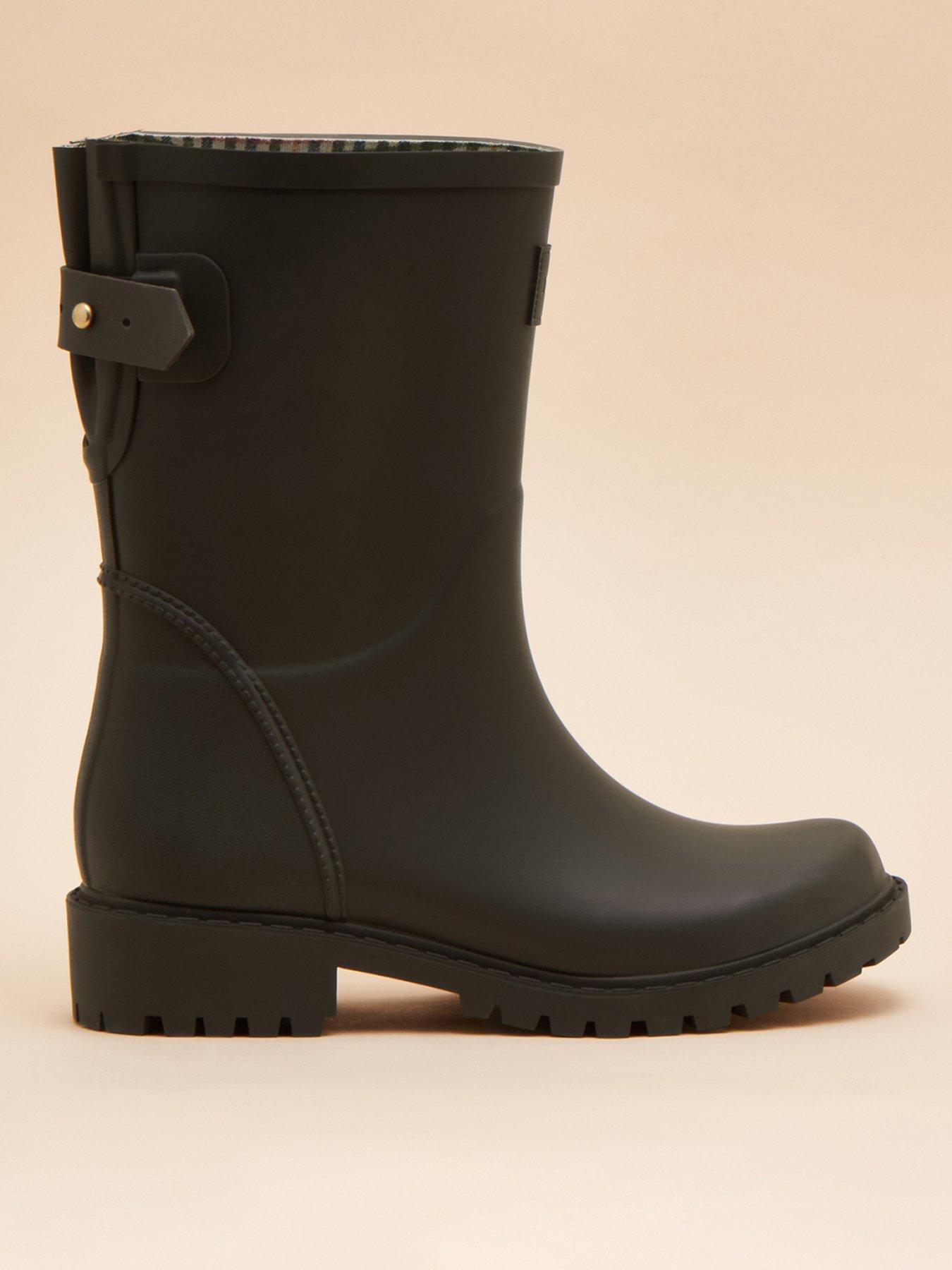 Joules Adjustable Mid Calf Wellies - Brown