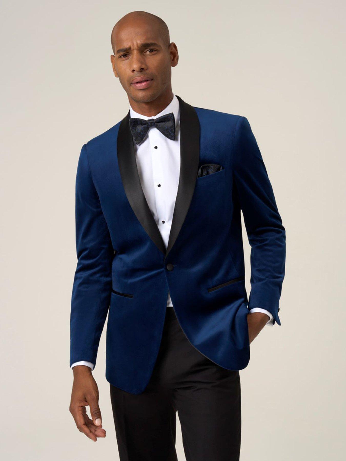 Skopes Tailored Fit Paso Suit Jacket - Blue