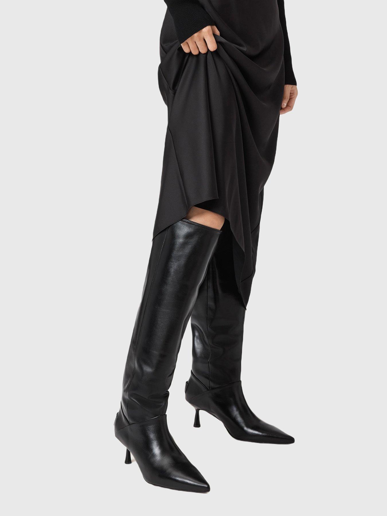 AllSaints Odyssey Leather Low Boot - Black