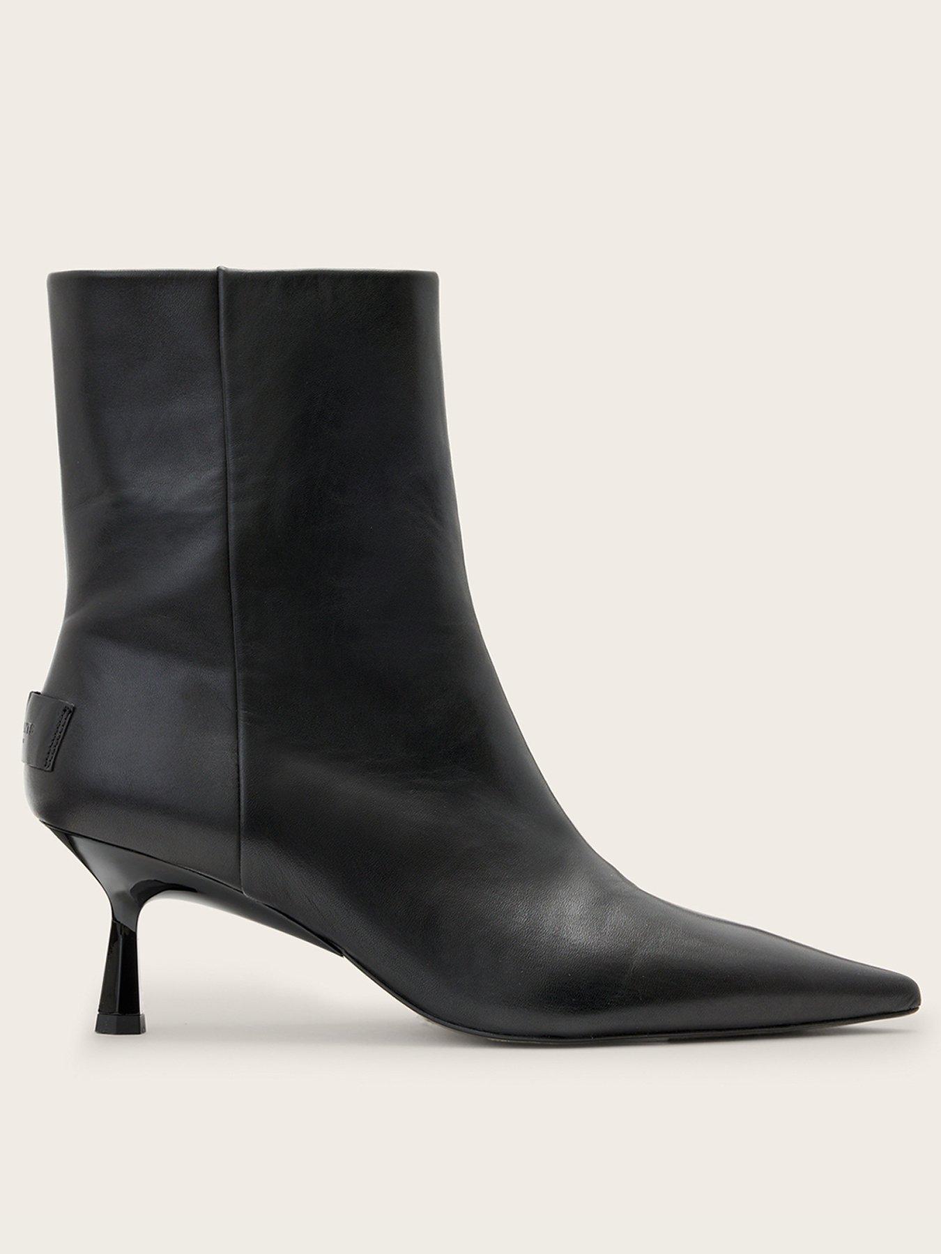 Image 1 of 7 of AllSaints Vivian Boot - Black