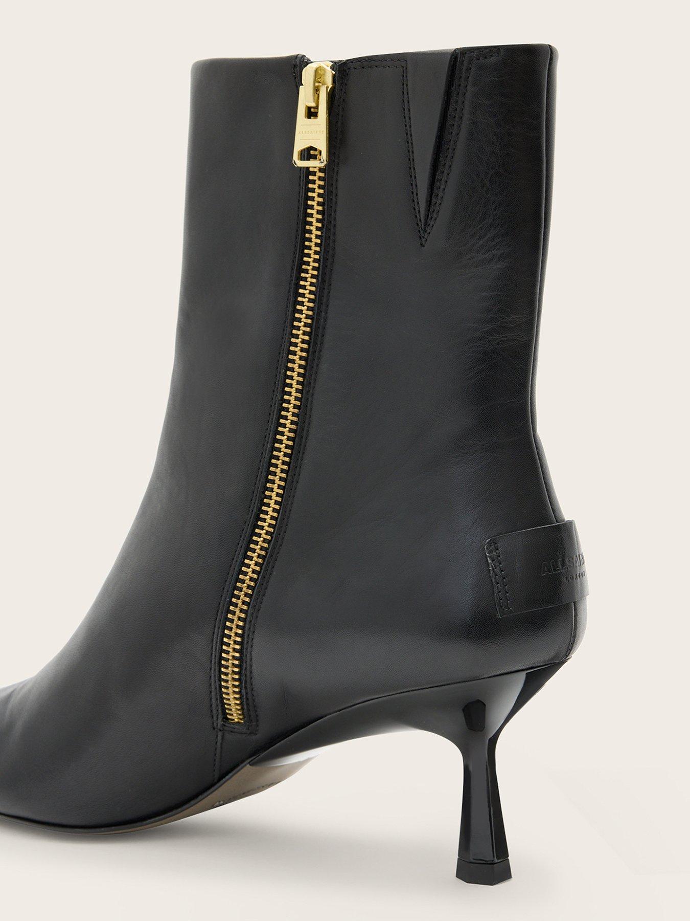 Image 5 of 7 of AllSaints Vivian Boot - Black