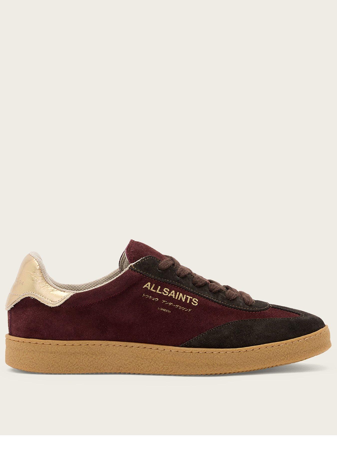 AllSaints Thelma Suede Sneaker - Red