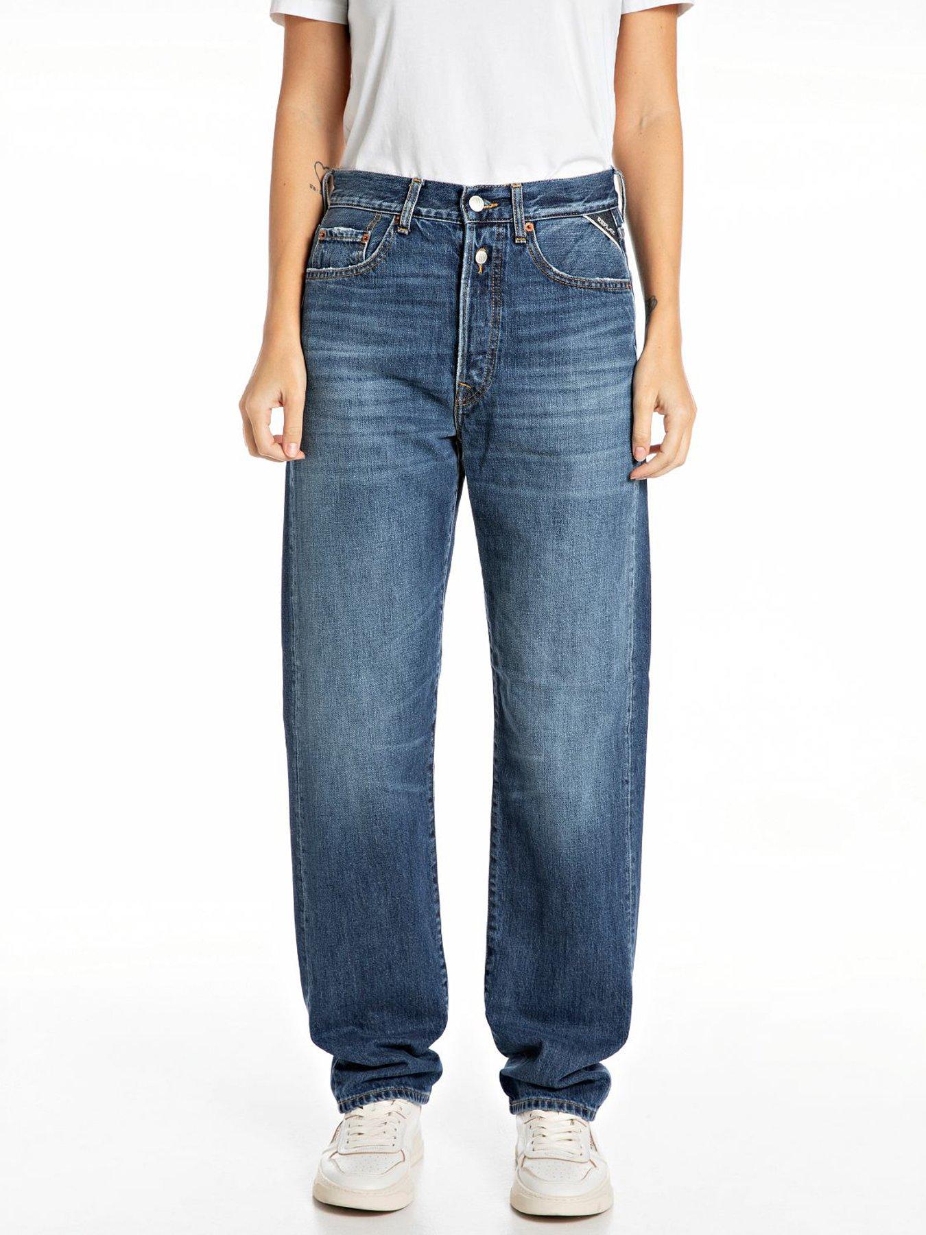Replay Straight Fit Jeans - Blue