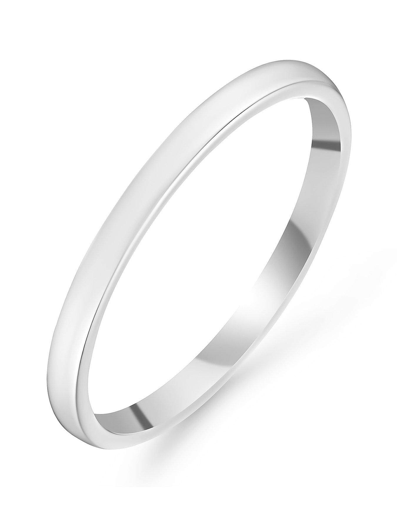 Beaverbrooks Platinum 15Mm Wedding Ring