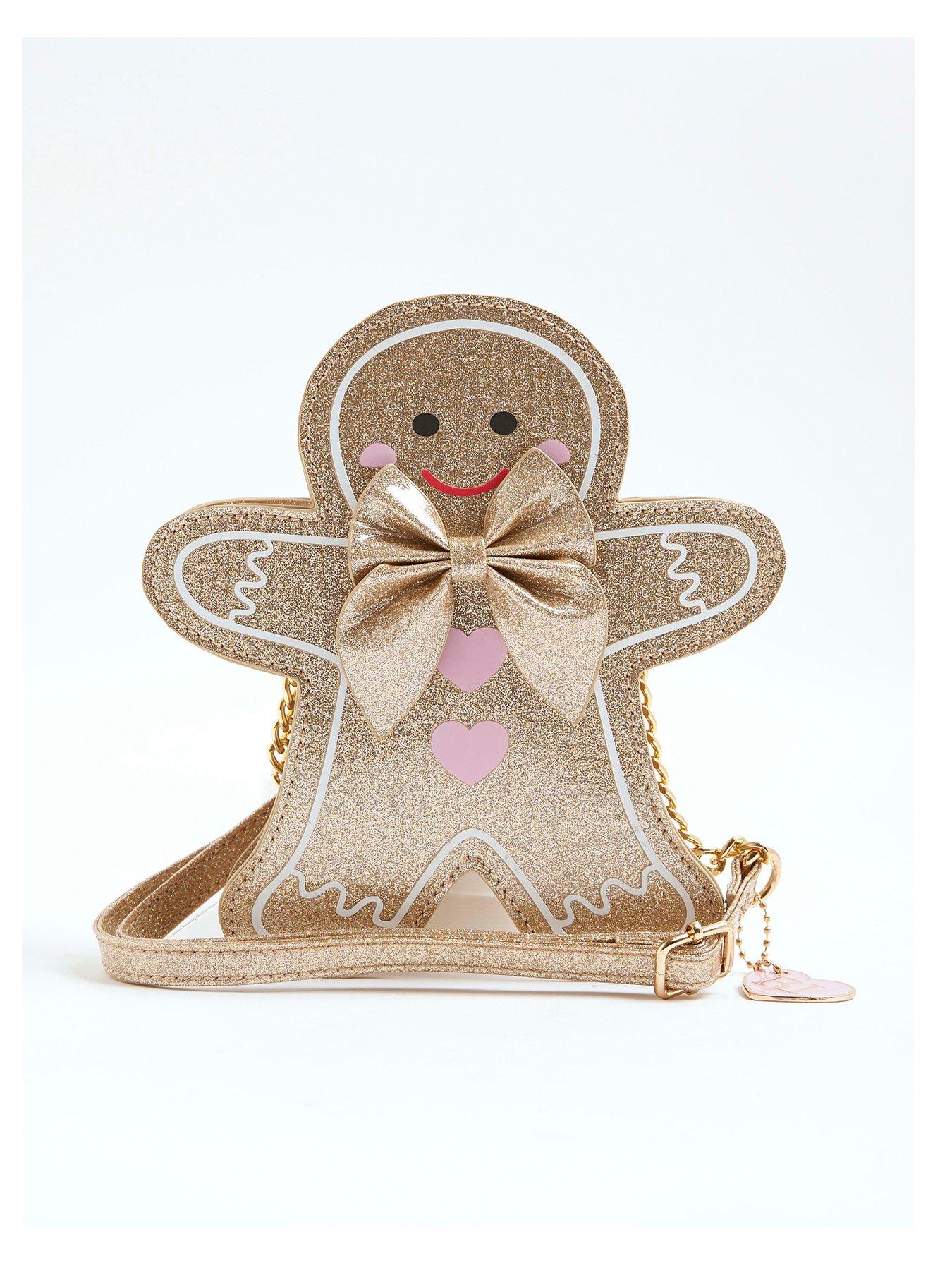 River Island Older Girls Gingerbread Cross Body Bag - Gold