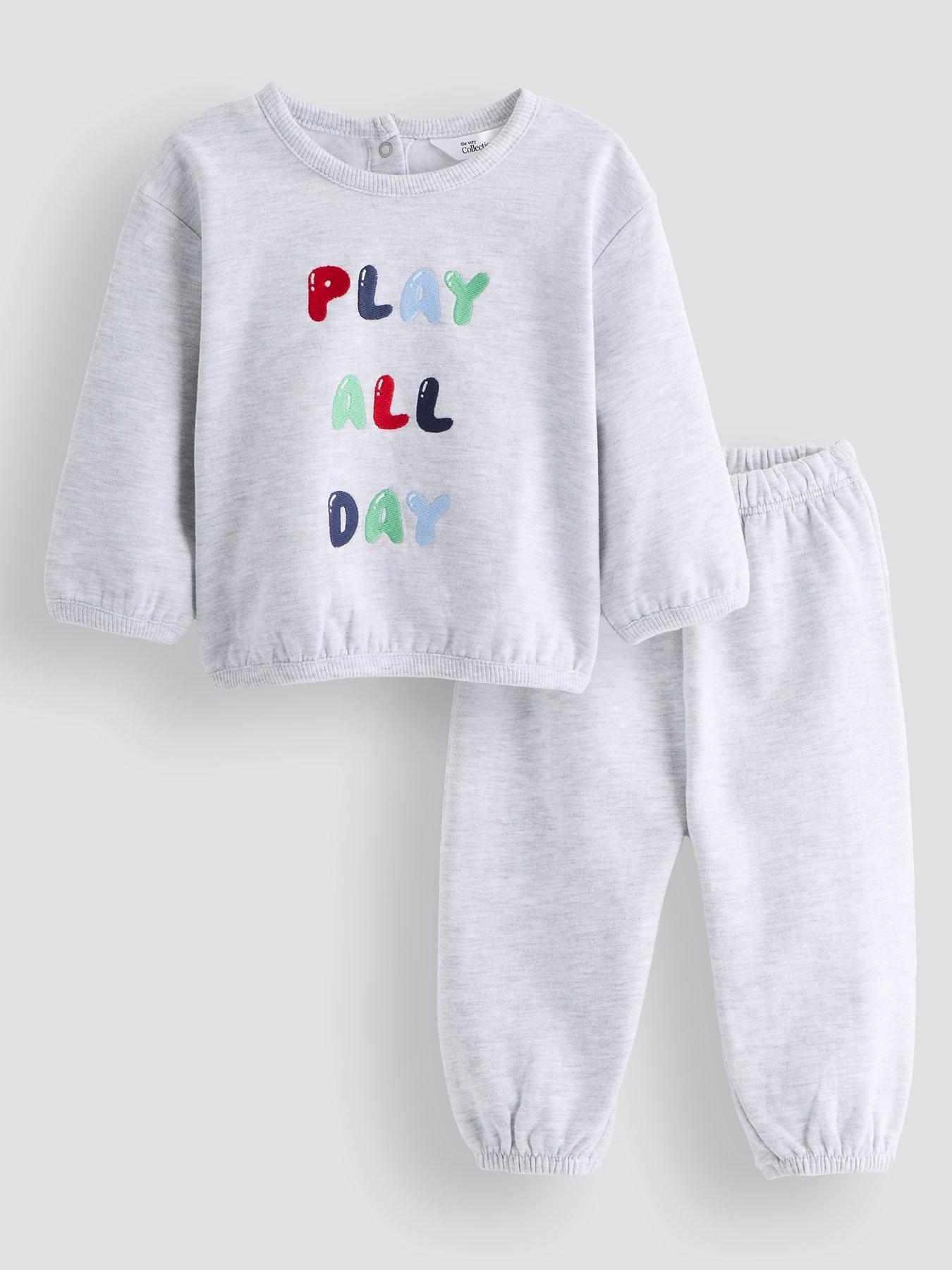 The Very Collection Play All Day Sweatshirt and Jogger Set - Grey