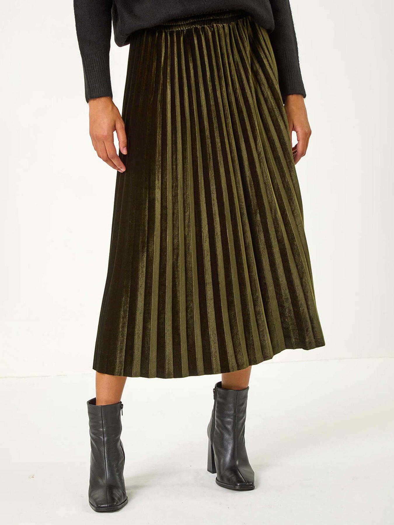 Skirts Midi (Knee) Casual Green 12 Women Very