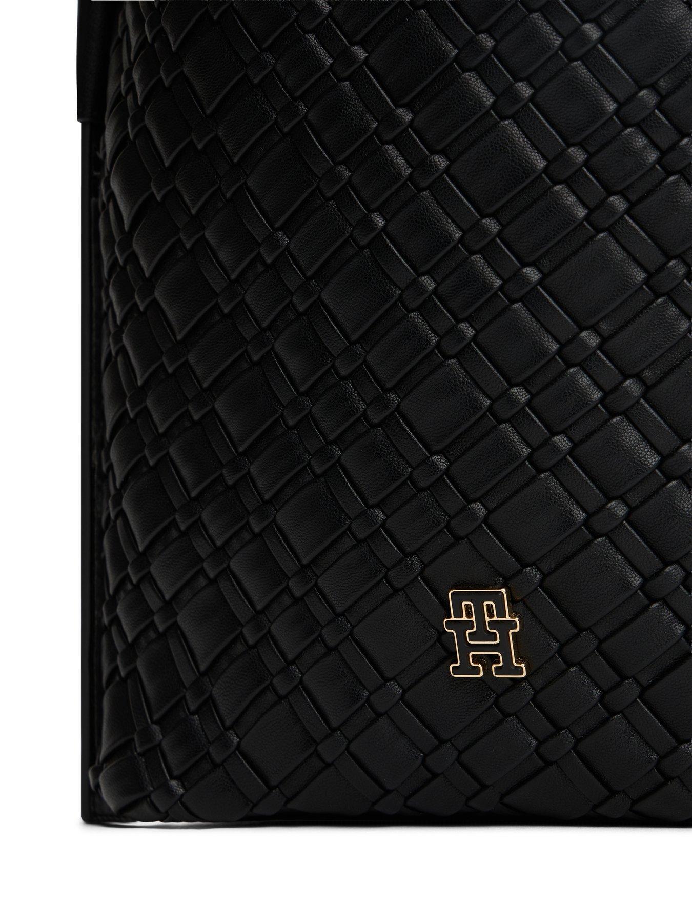 Image 3 of 5 of Tommy Hilfiger Braided Hobo Bag - Black