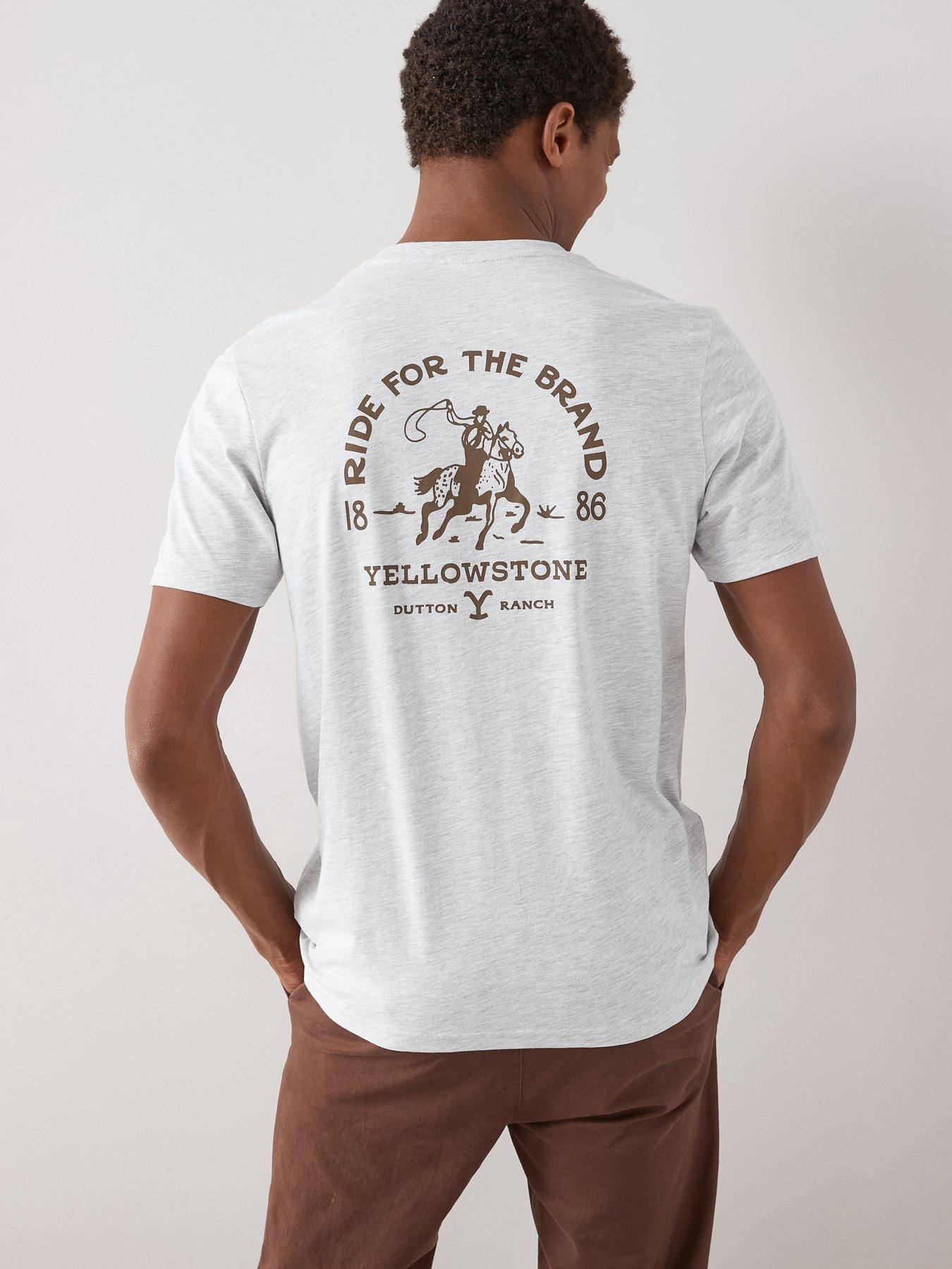 The Very Collection Yellowstone Rodeo T-Shirt - Grey