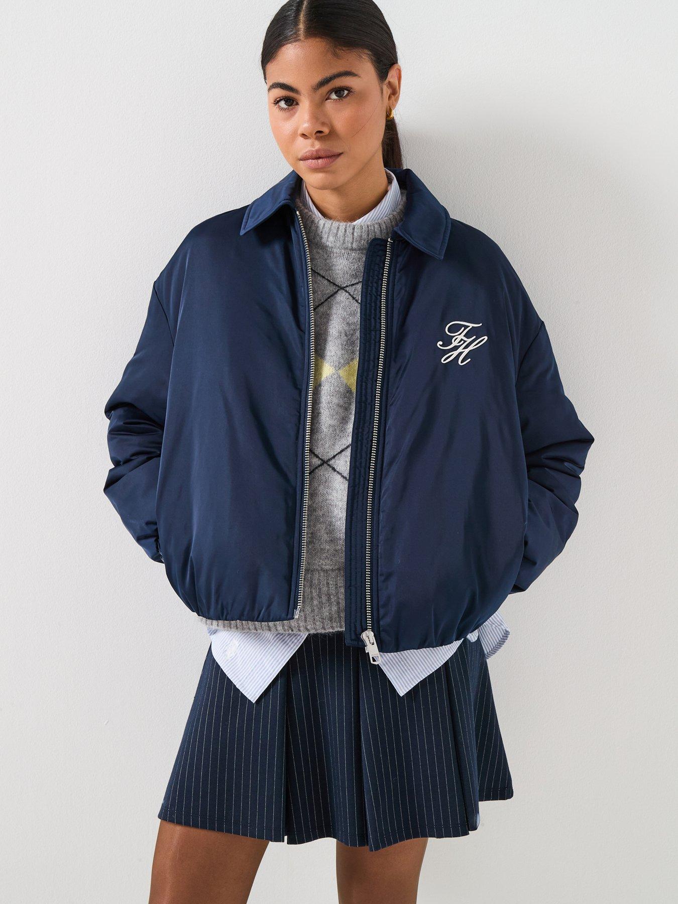 Tommy Hilfiger Padded Nylon Jacket, Blue, Size M, Women