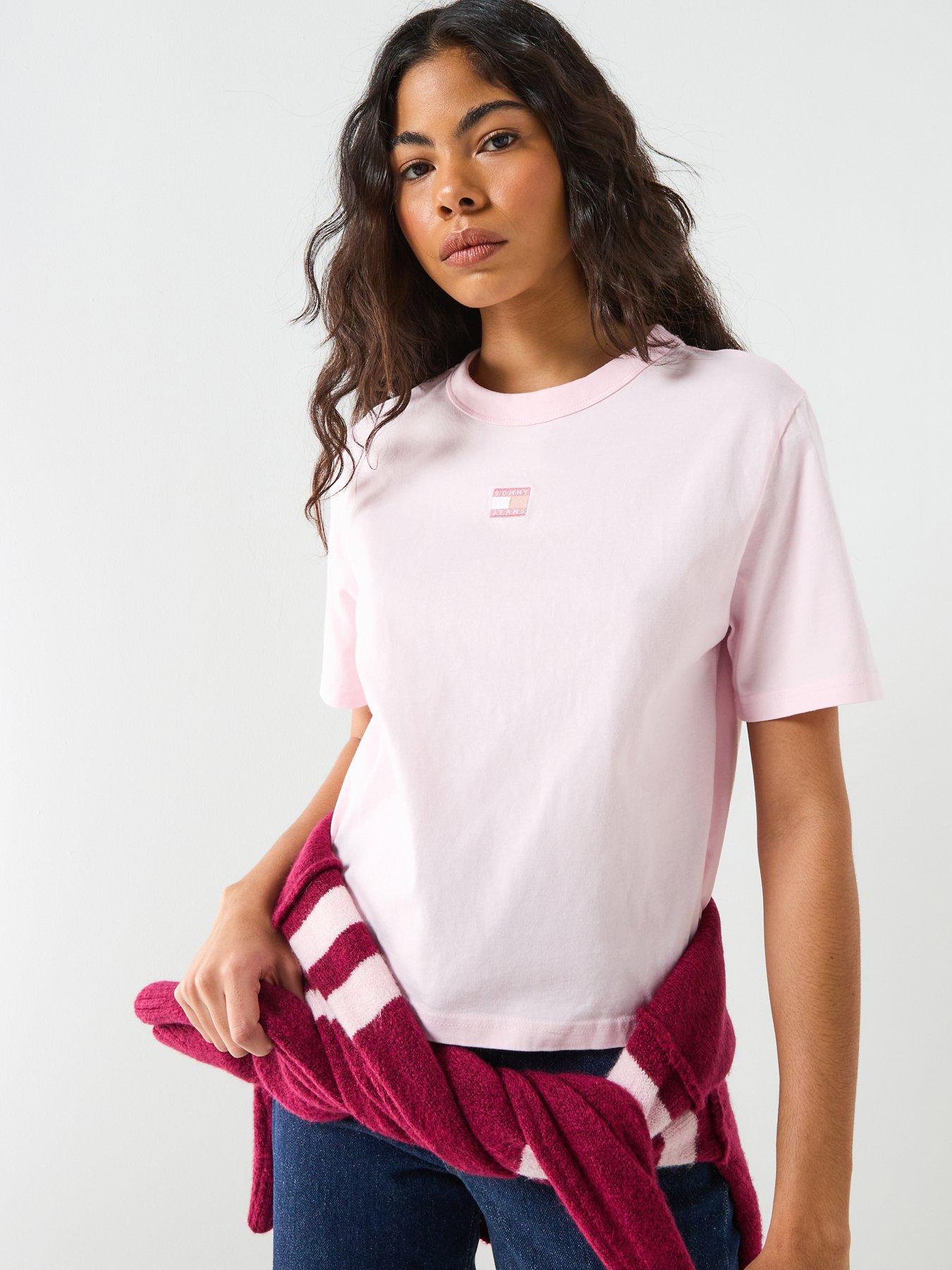 Tommy Jeans: Boxy T-Shirt - Light Pink