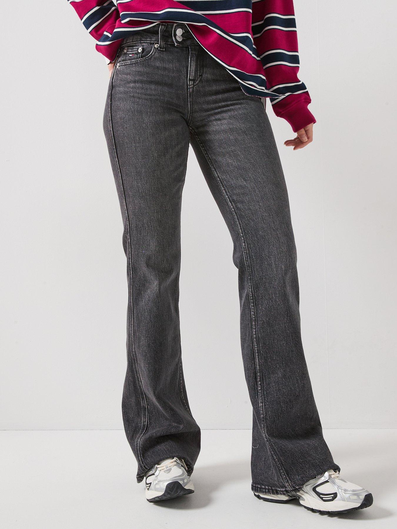 Tommy Jeans Sia Low Rise Bootcut Jean - Black