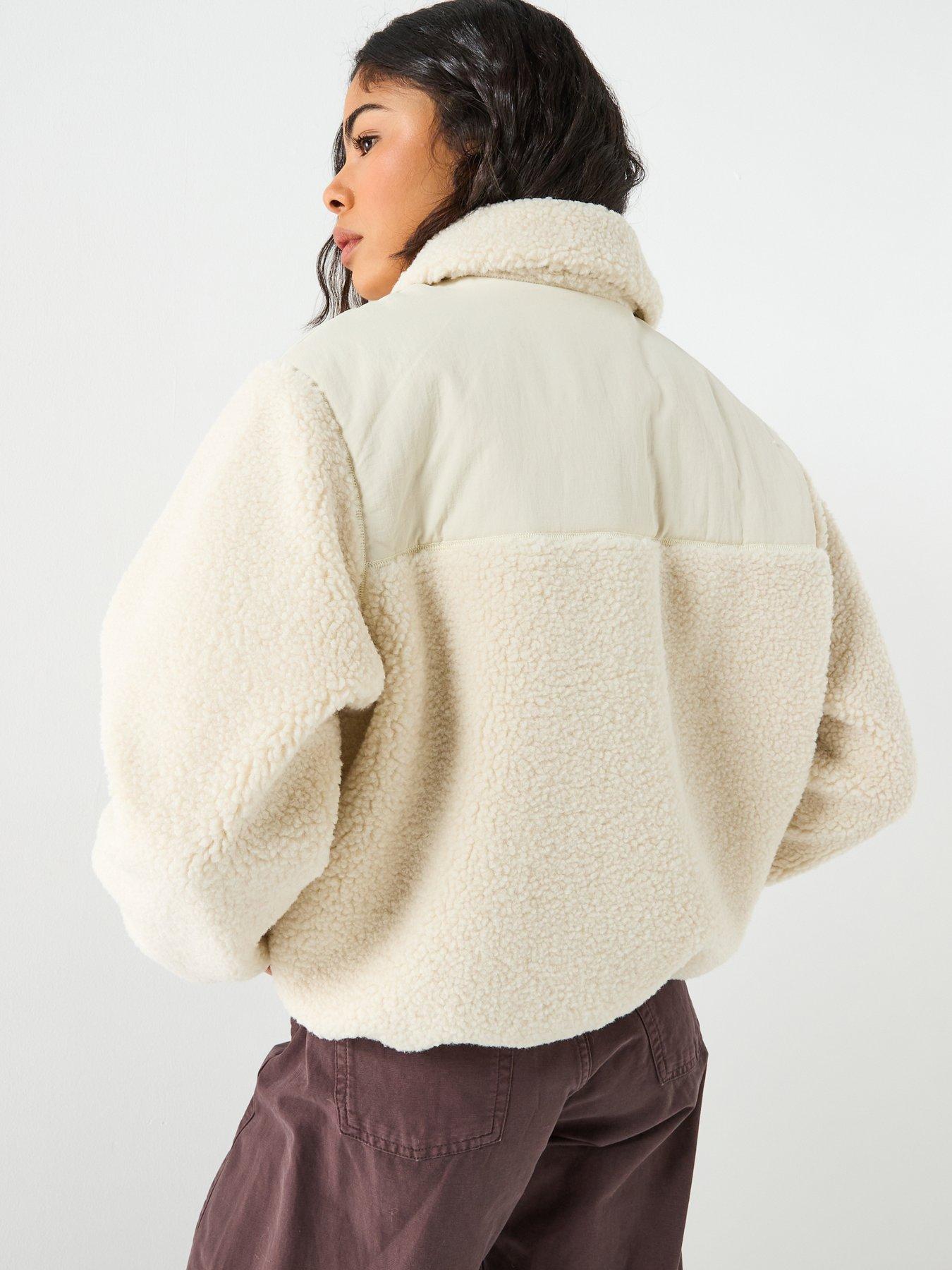 Image 2 of 6 of Tommy Jeans Teddy Jacket - Ancient White