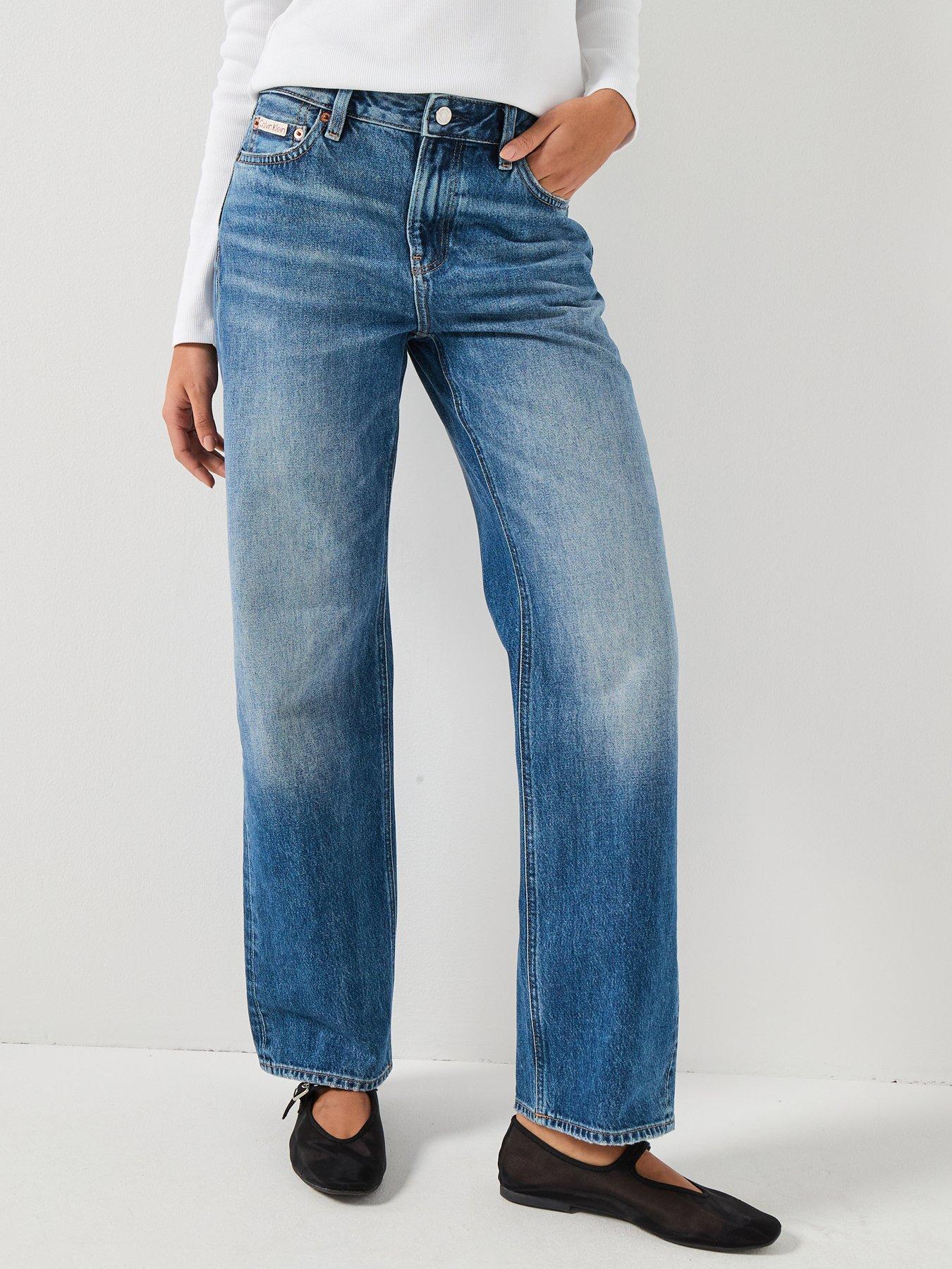 Calvin Klein Jeans Signature 90S Straight Ck - Ck Sanded - Blue