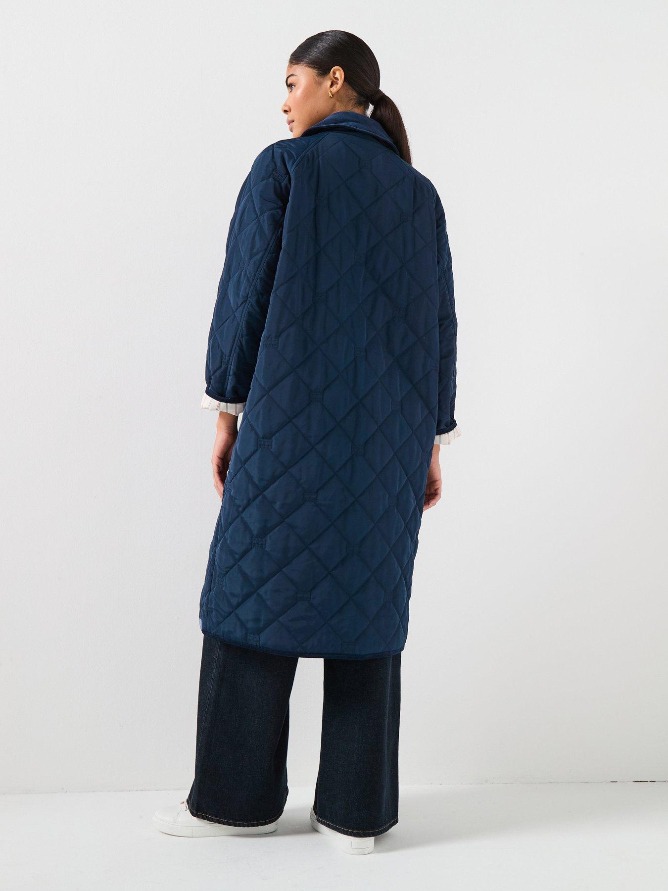 Image 2 of 6 of Tommy Hilfiger Padded Flag Quilted Coat - Blue