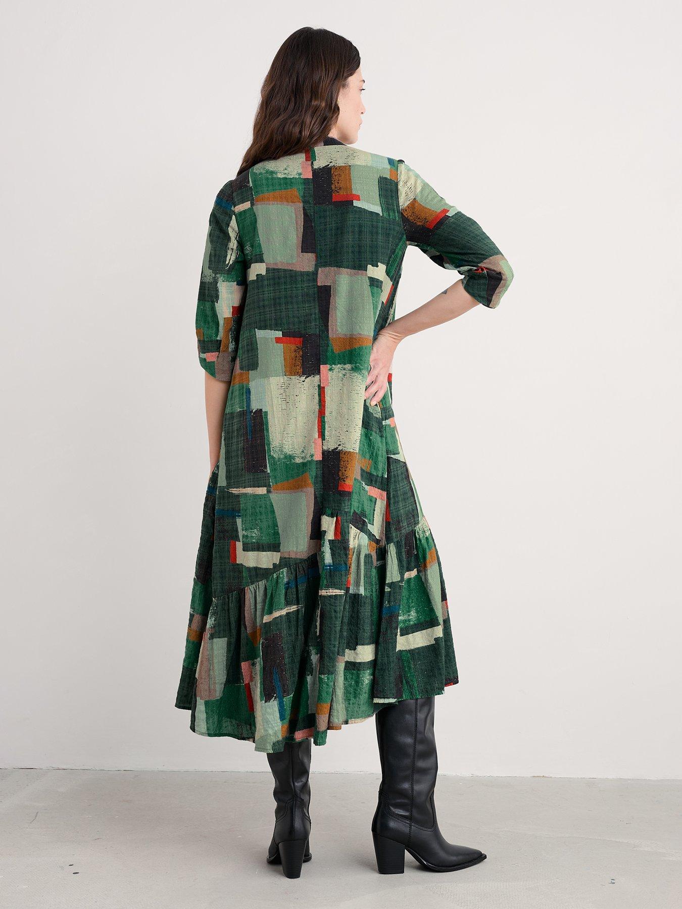seasalt green dress Elegant Green Velvet Dress main image 1