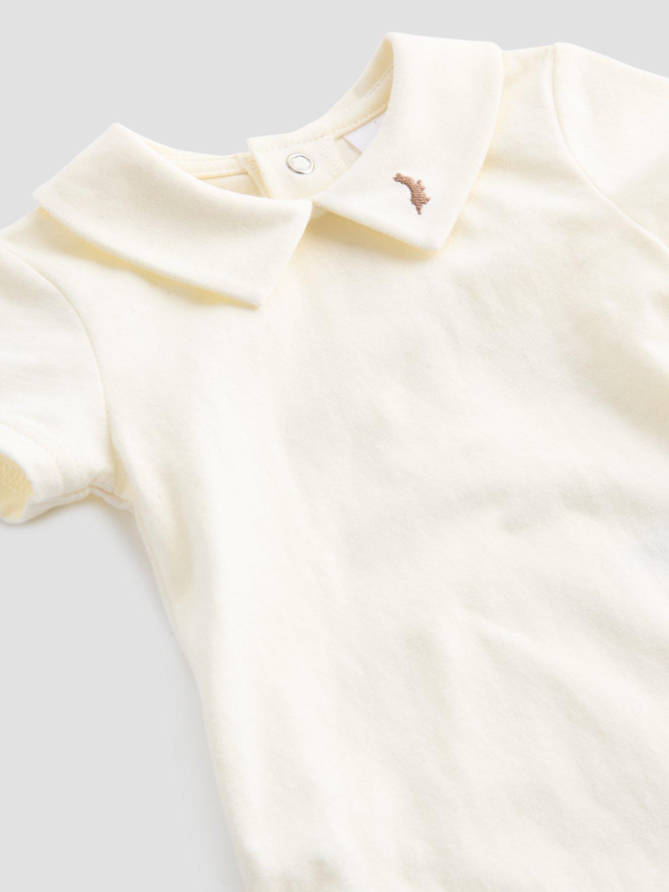 Image 5 of 5 of The Very Collection Peter Rabbit Bodysuit And Woven Dungaree Set - Blue