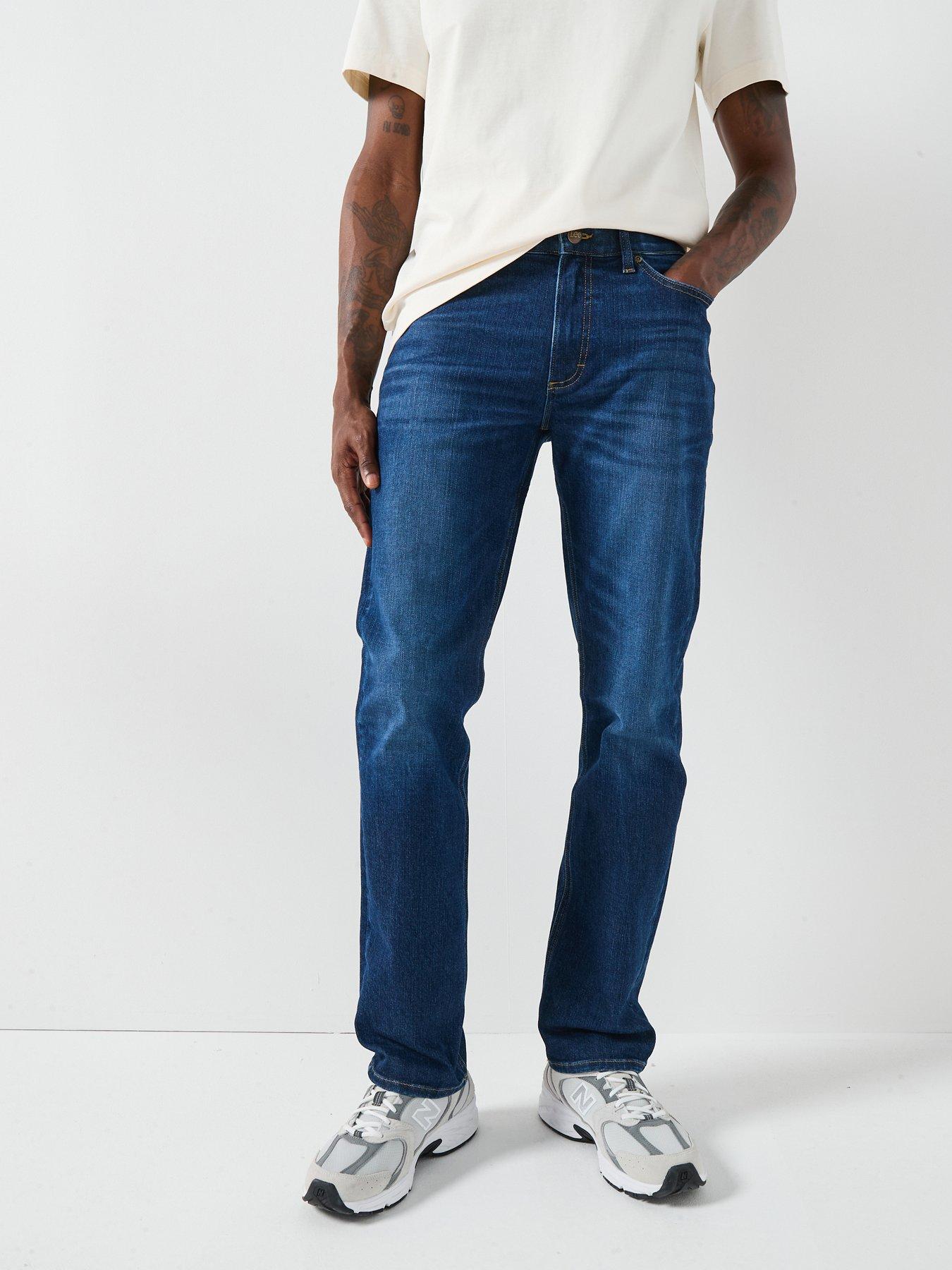 Lee XX 5 Pocket Straight Fit Jean - Dark Blue