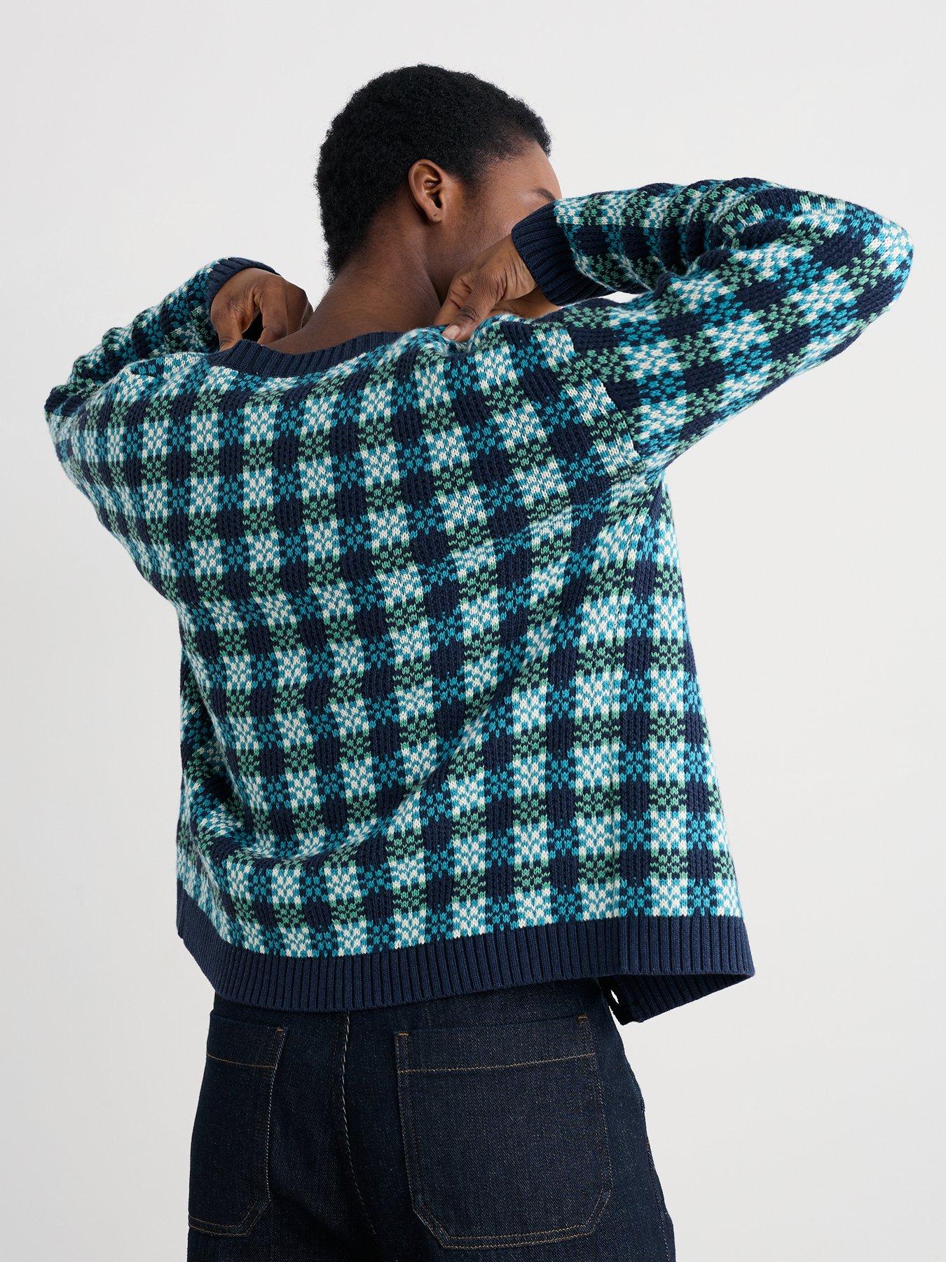 Image 2 of 5 of Seasalt Cornwall Kensa Knit Cardigan - Blue