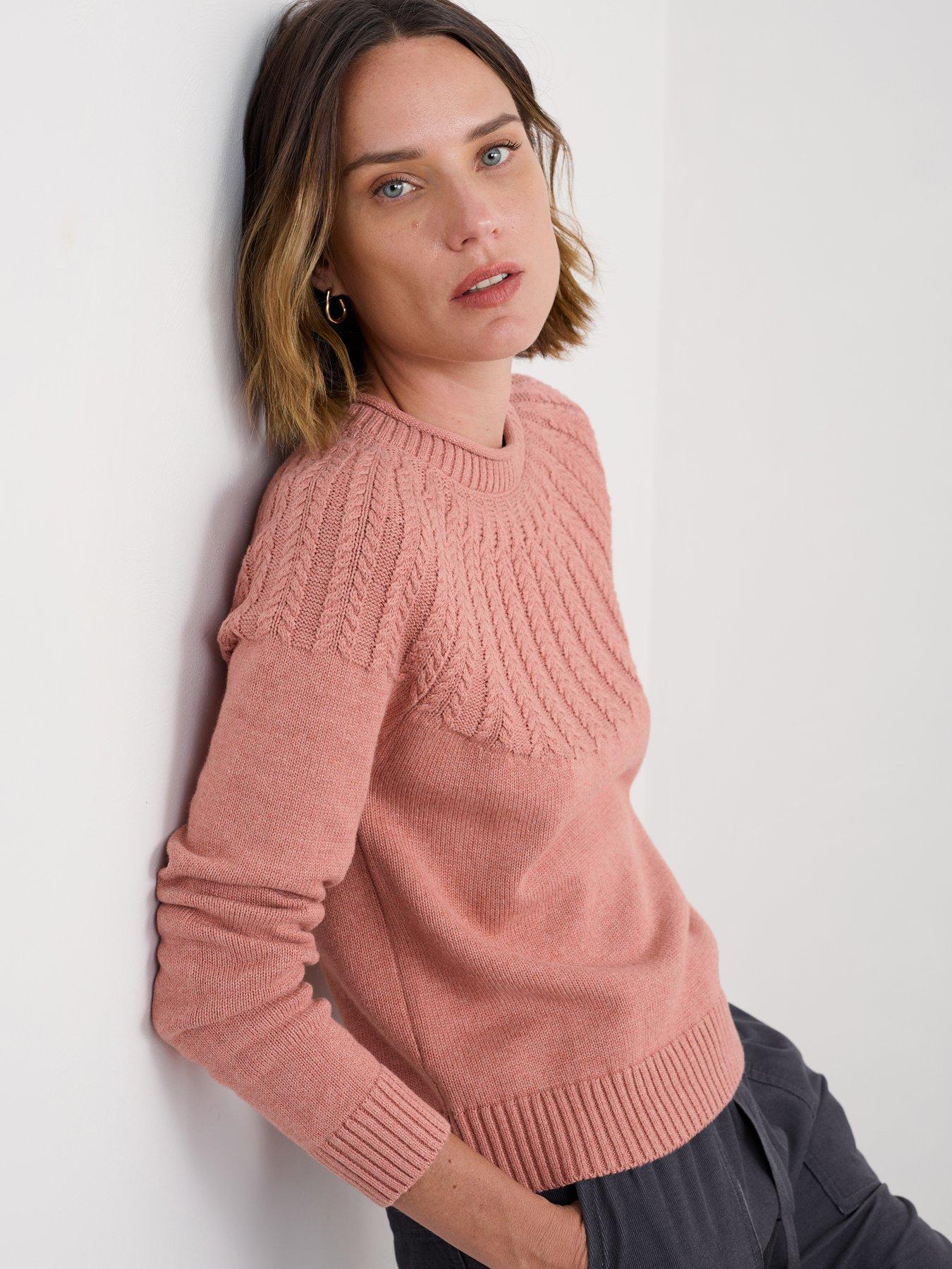 Seasalt Cornwall Stone Chat Jumper - Pink