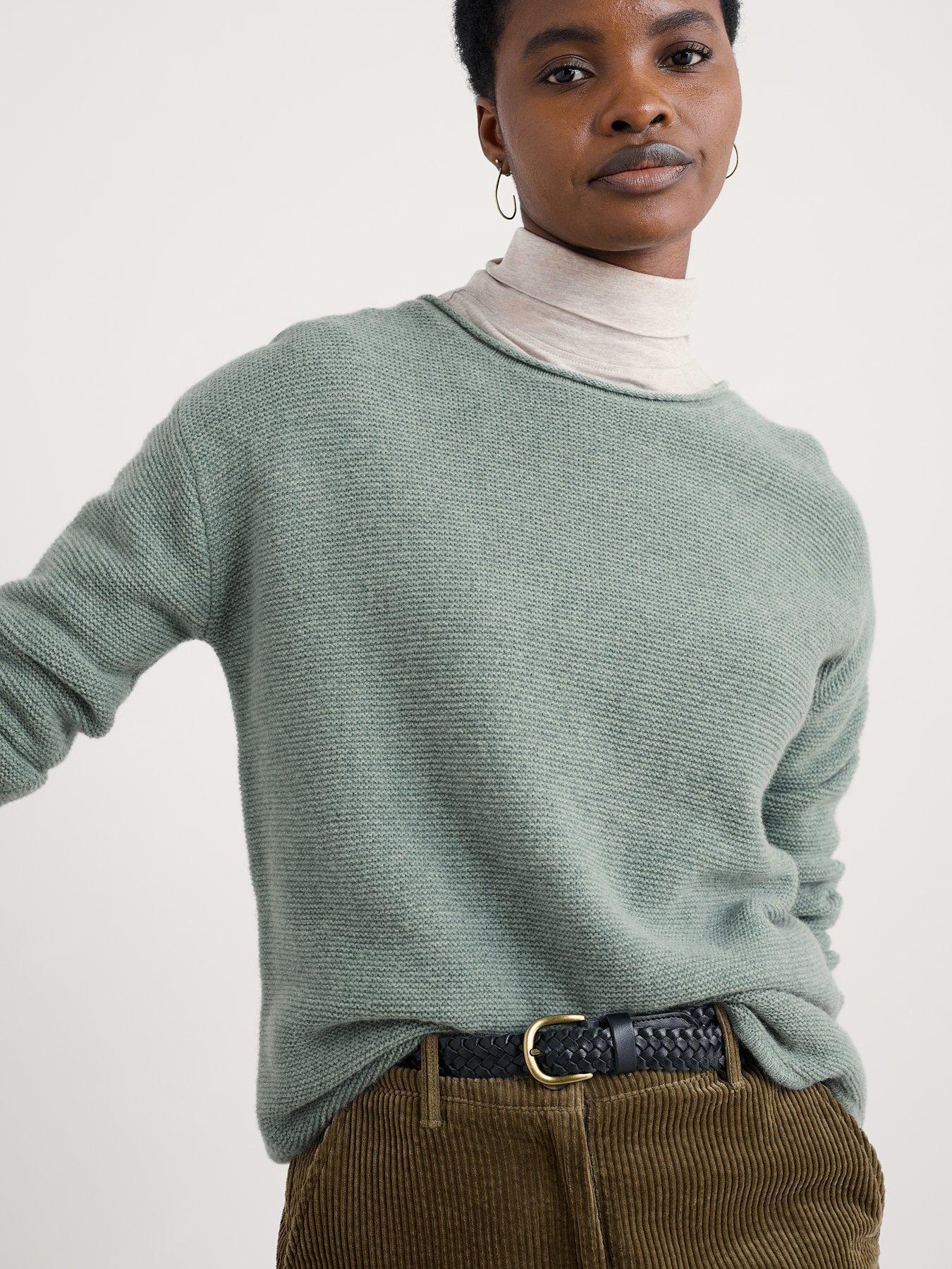 Seasalt Cornwall Fruity Jumper II - Celadon Green