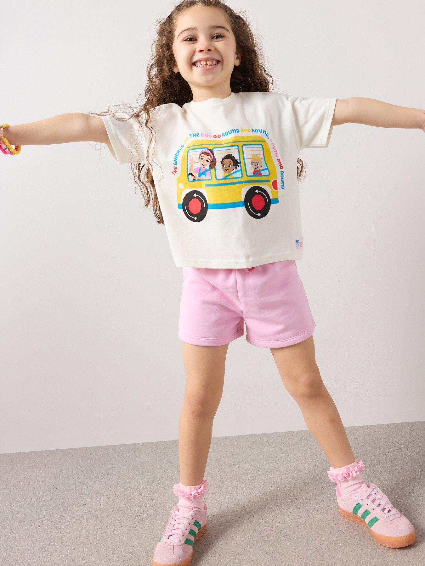 Image 3 of 7 of The Very Collection Ms Rachel Boot Bus T-Shirt - White