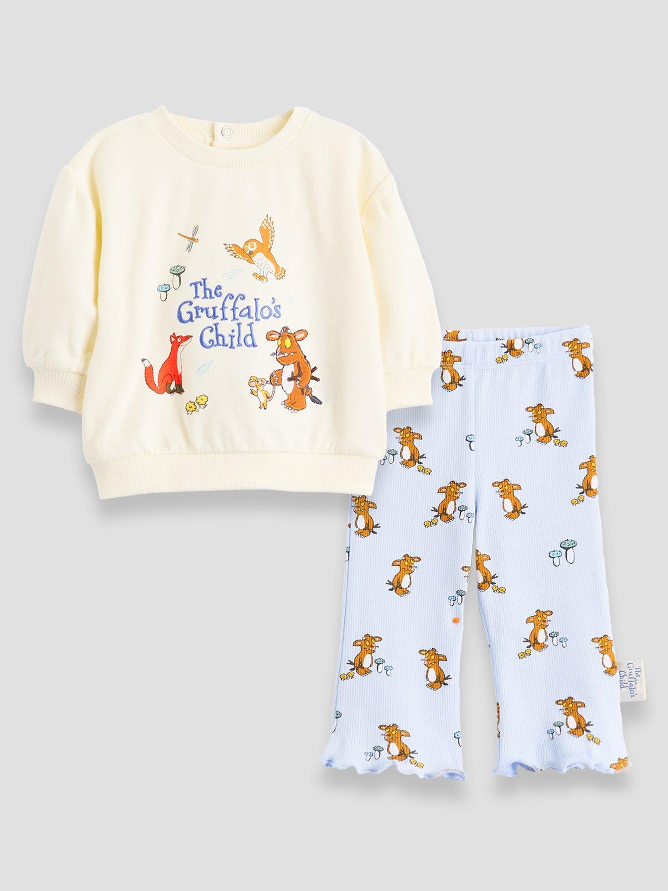 The Very Collection Gruffalo Sweat Top And Flared Legging Set - Cream