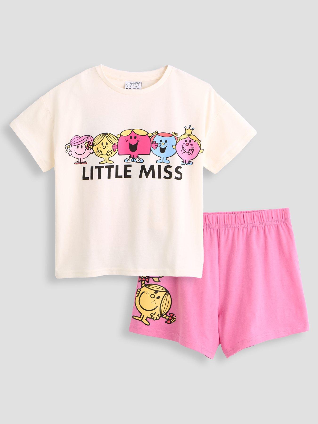 The Very Collection Little Miss Pyjamas - White/Pink