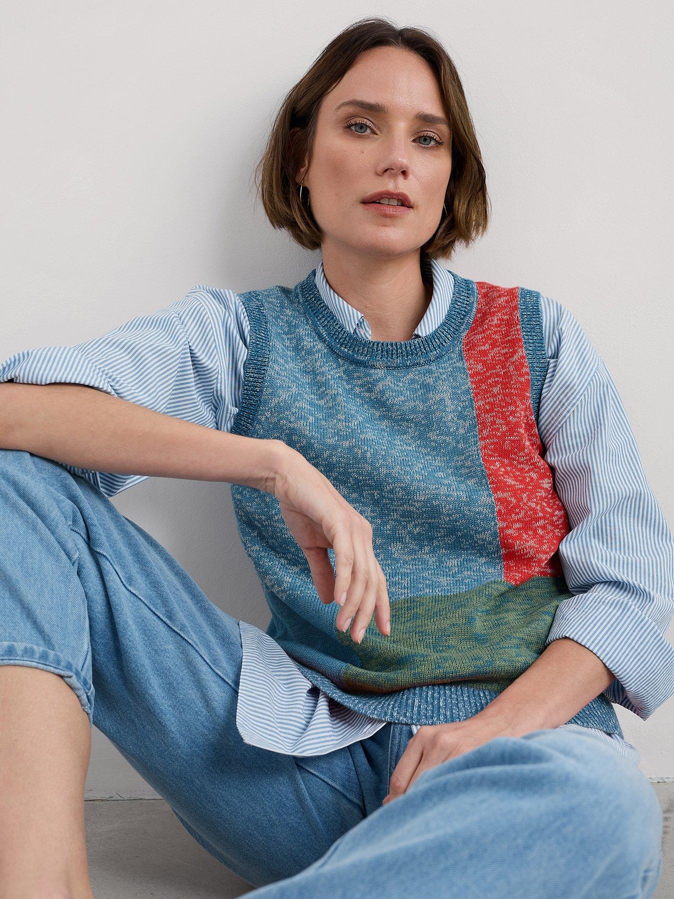 Seasalt Cornwall Morgana Vest - Blue