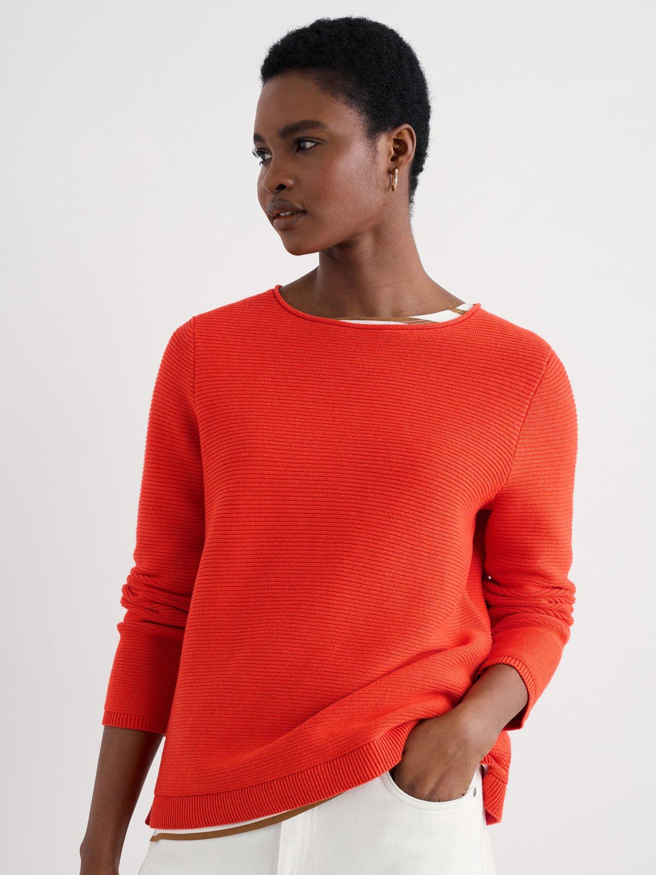 Seasalt Cornwall Makers Jumper - Orange
