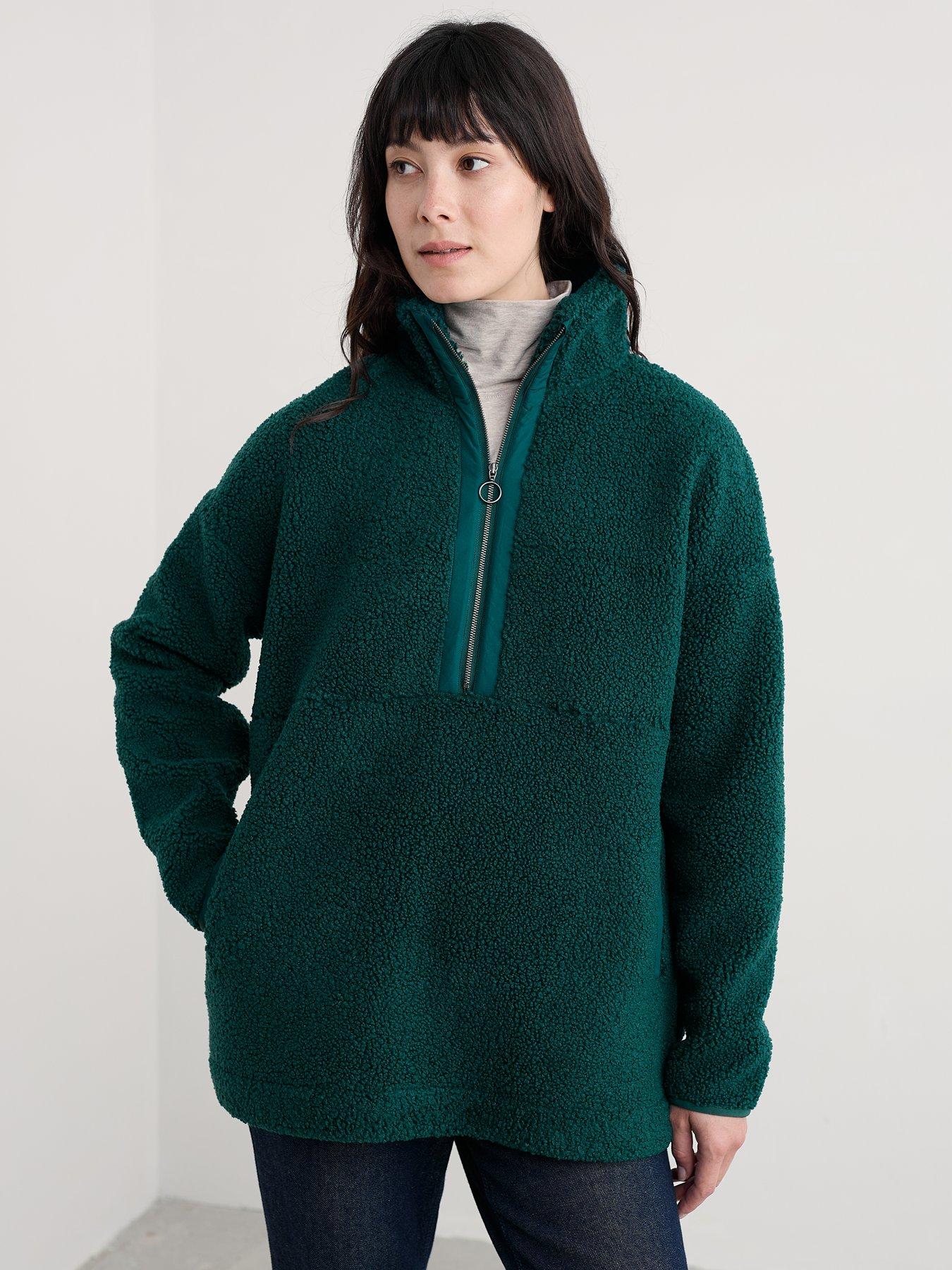 Seasalt Cornwall Barnaloft Fleece - Verte Green