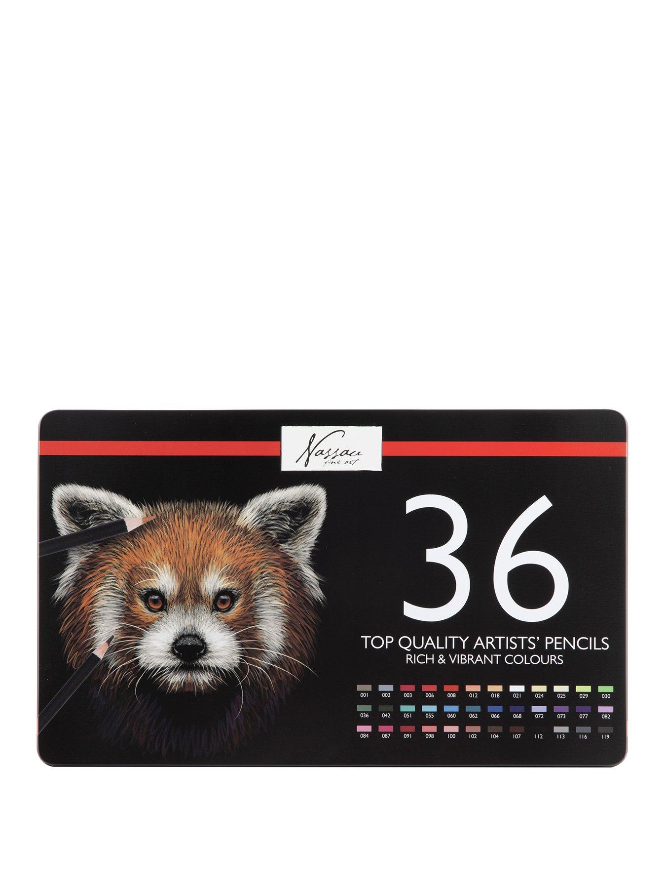 Image 1 of 3 of Coloured pencils, 36 pcs in tin box