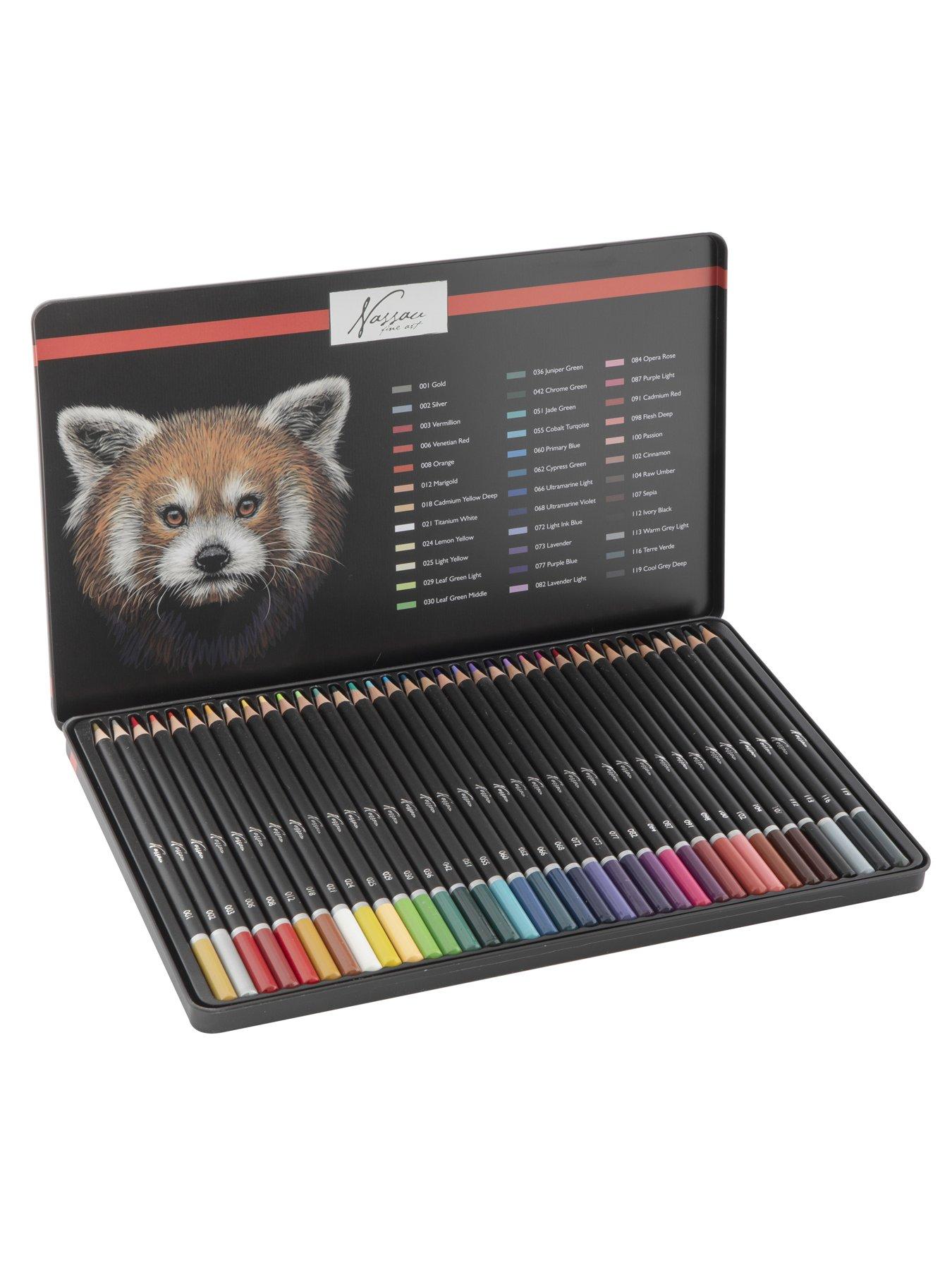 Image 3 of 3 of Coloured pencils, 36 pcs in tin box